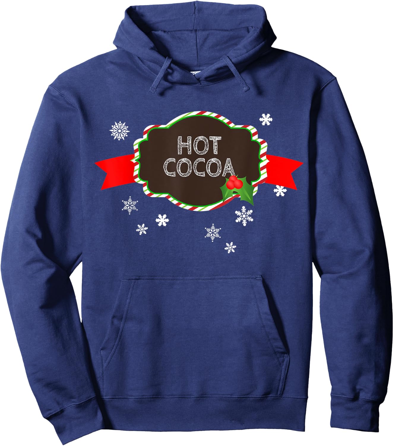 Hot Cocoa Christmas Food Family Matching Group Pajama Gift Hoodie - Hoodie | Navy