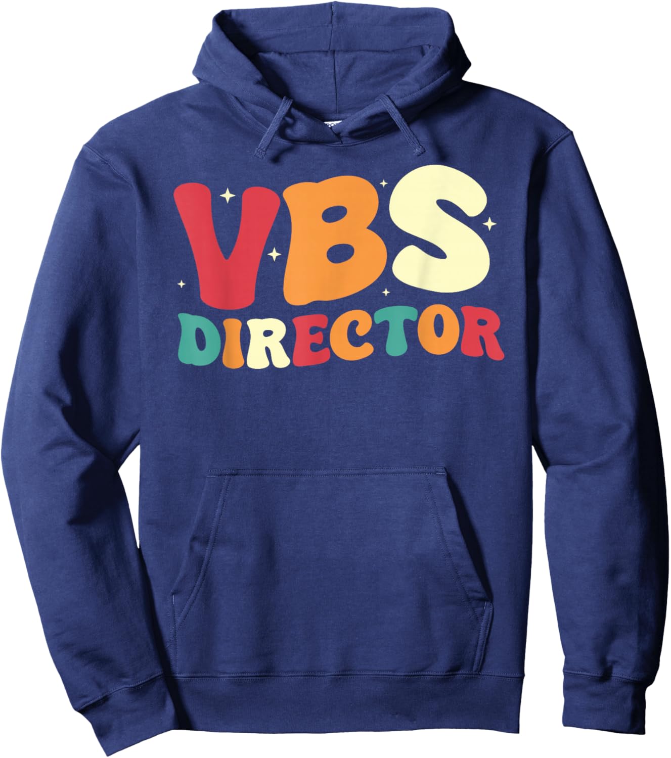 Vacation Bible School Groovy VBS Director Hoodie - Hoodie | Navy