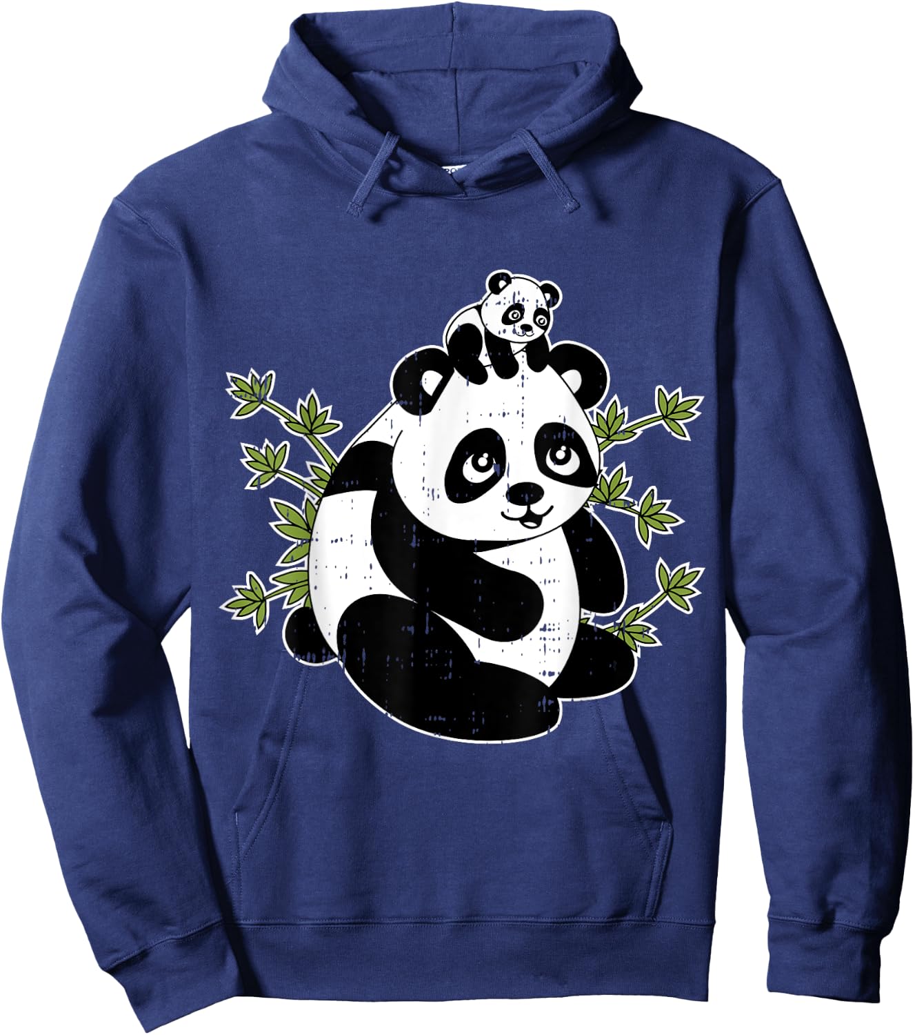 Papa Bear Panda Dad Baby Daddy Cute Fathers Day Gift Hoodie - Hoodie | Navy