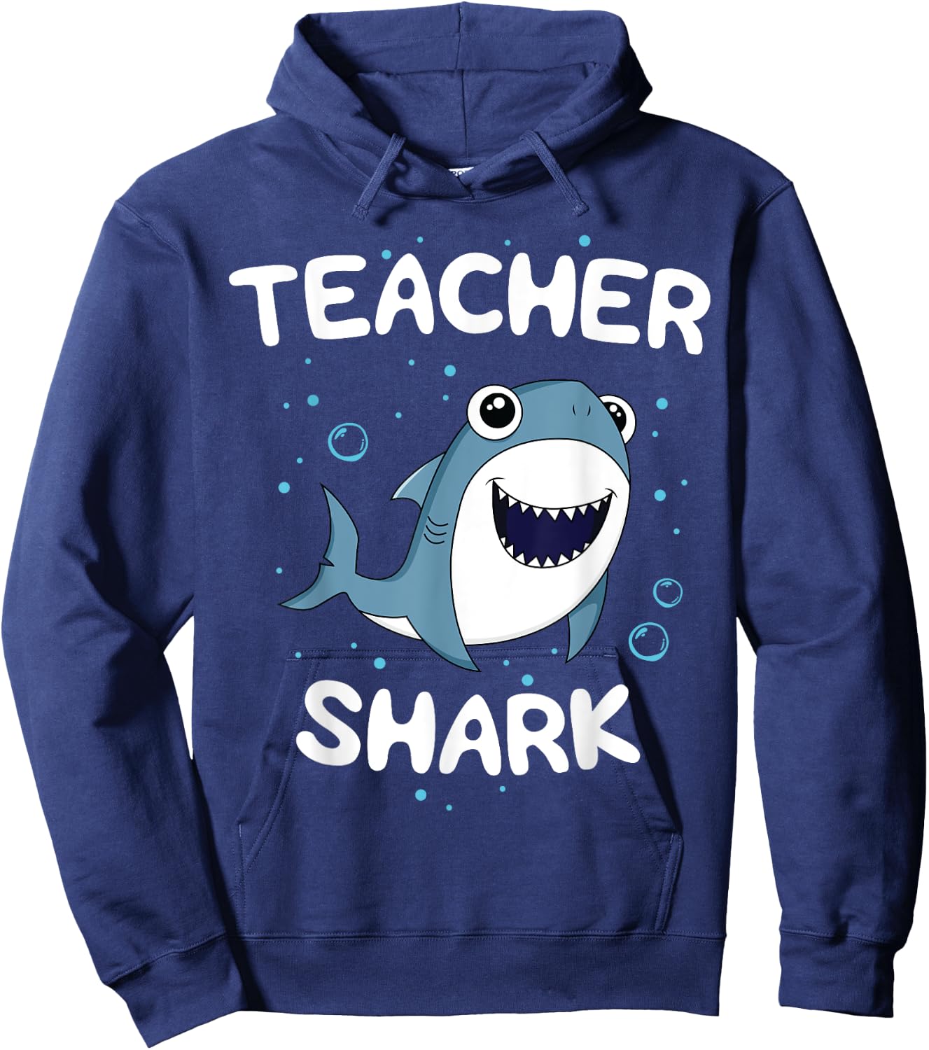 Teacher Shark Teaching Gift Back to School Kindergarten Hoodie - Hoodie | Navy