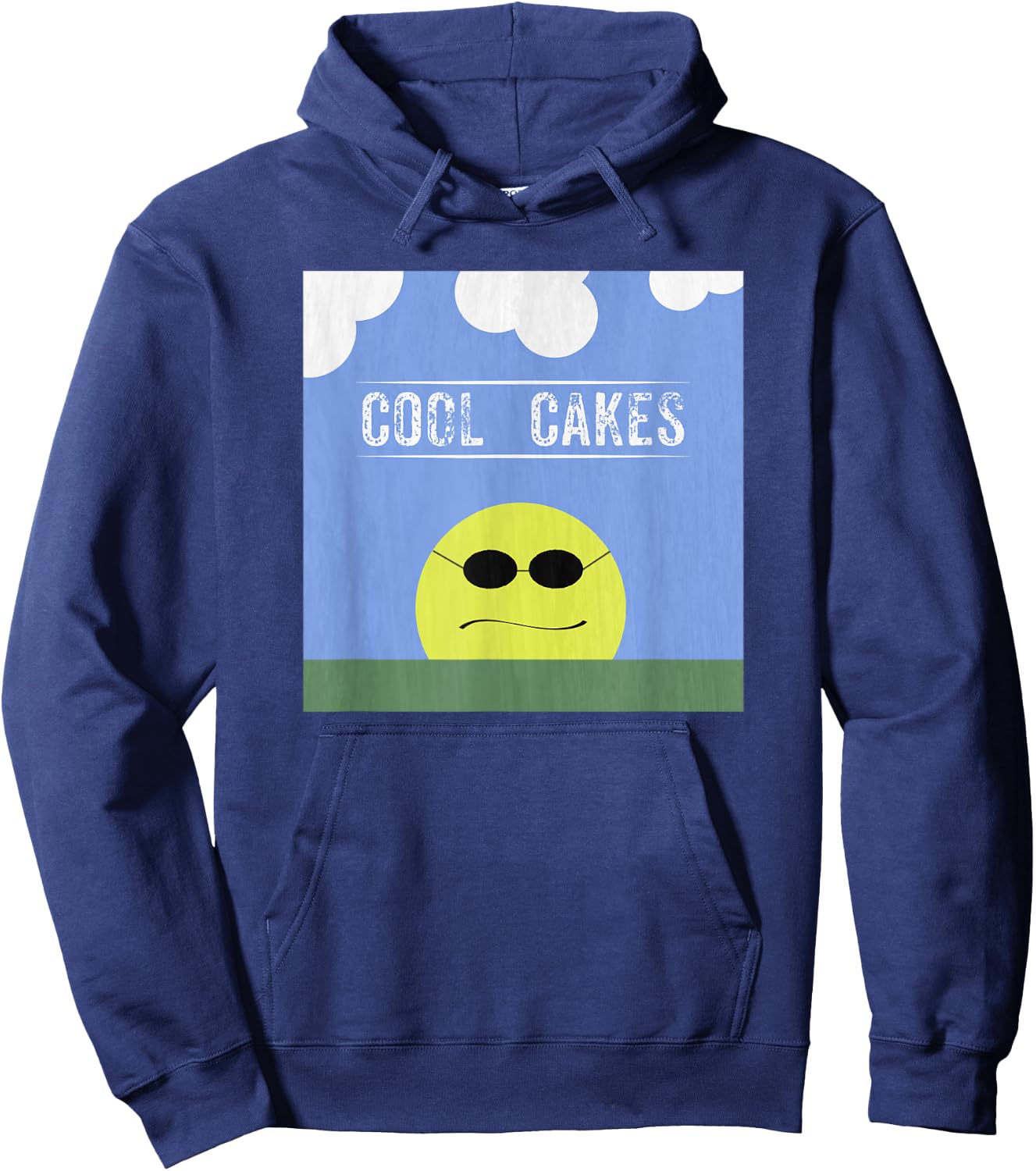 Cool Cakes Shirt | Thrift Store Weird Gift Novelty Hoodie - Hoodie | Navy