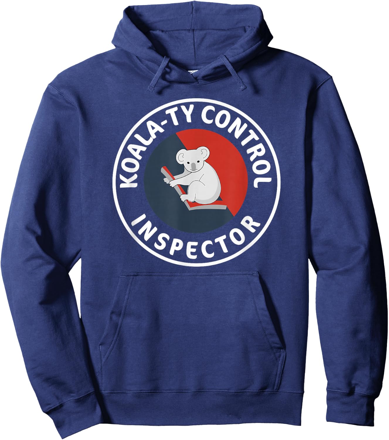 Funny Quality Control Inspector Koala-ty Bear Shirt Hoodie - Hoodie | Navy