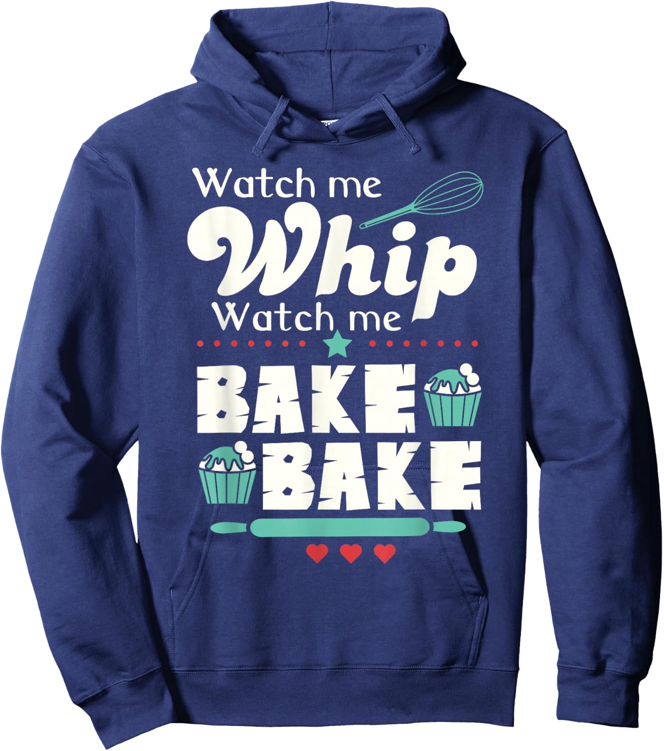 Baking Gifts & Men Funny Cupcake Lover for Bakers Hoodie - Hoodie | Navy