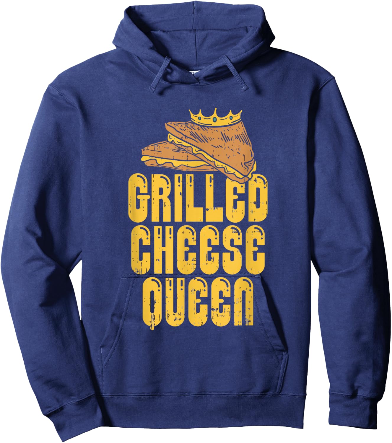 Gift the Queen Grilled Cheese Maker of the House Hoodie - Hoodie | Navy