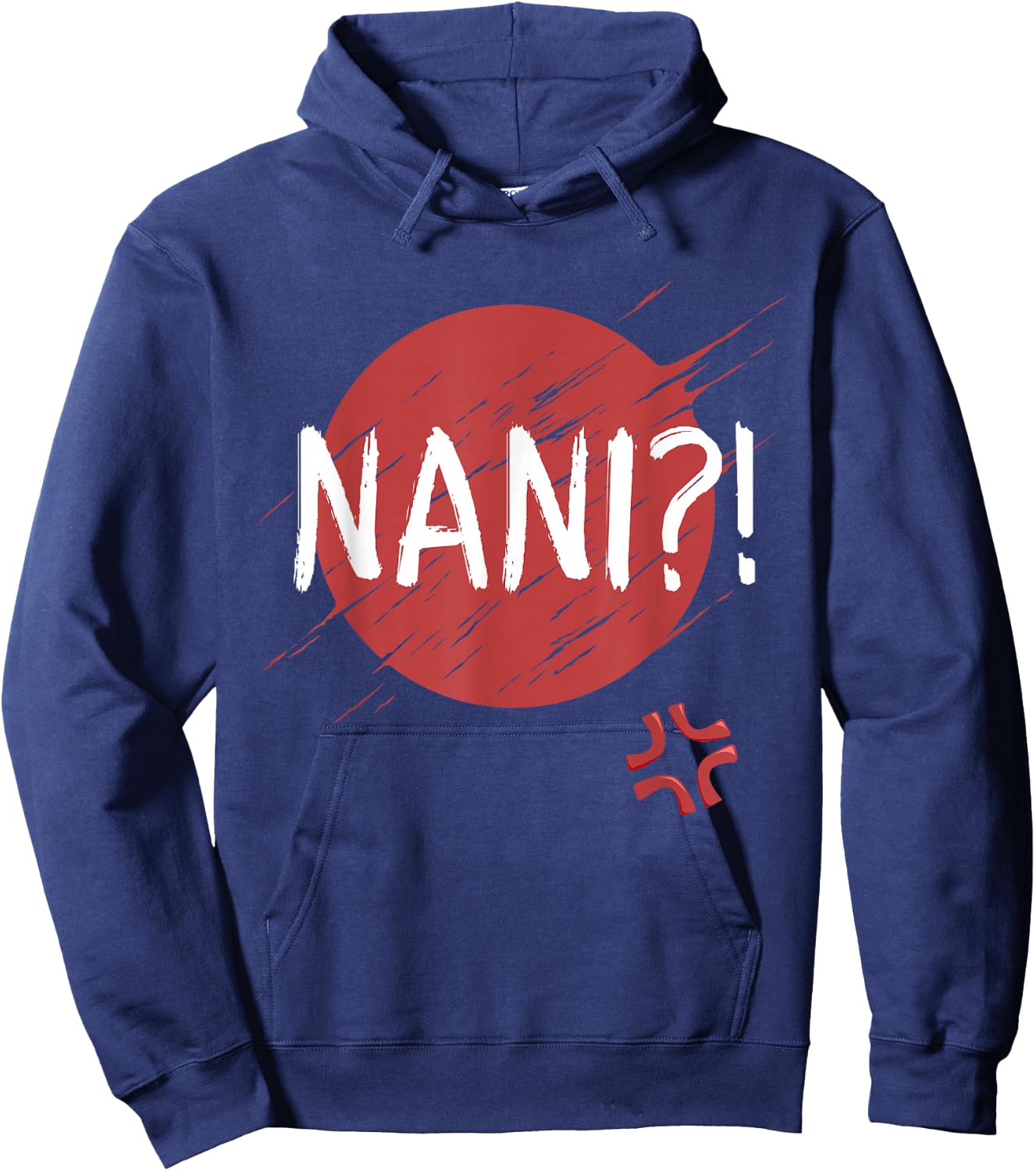Nani! What? Funny Japanese Anime manga Hoodie - Hoodie | Navy