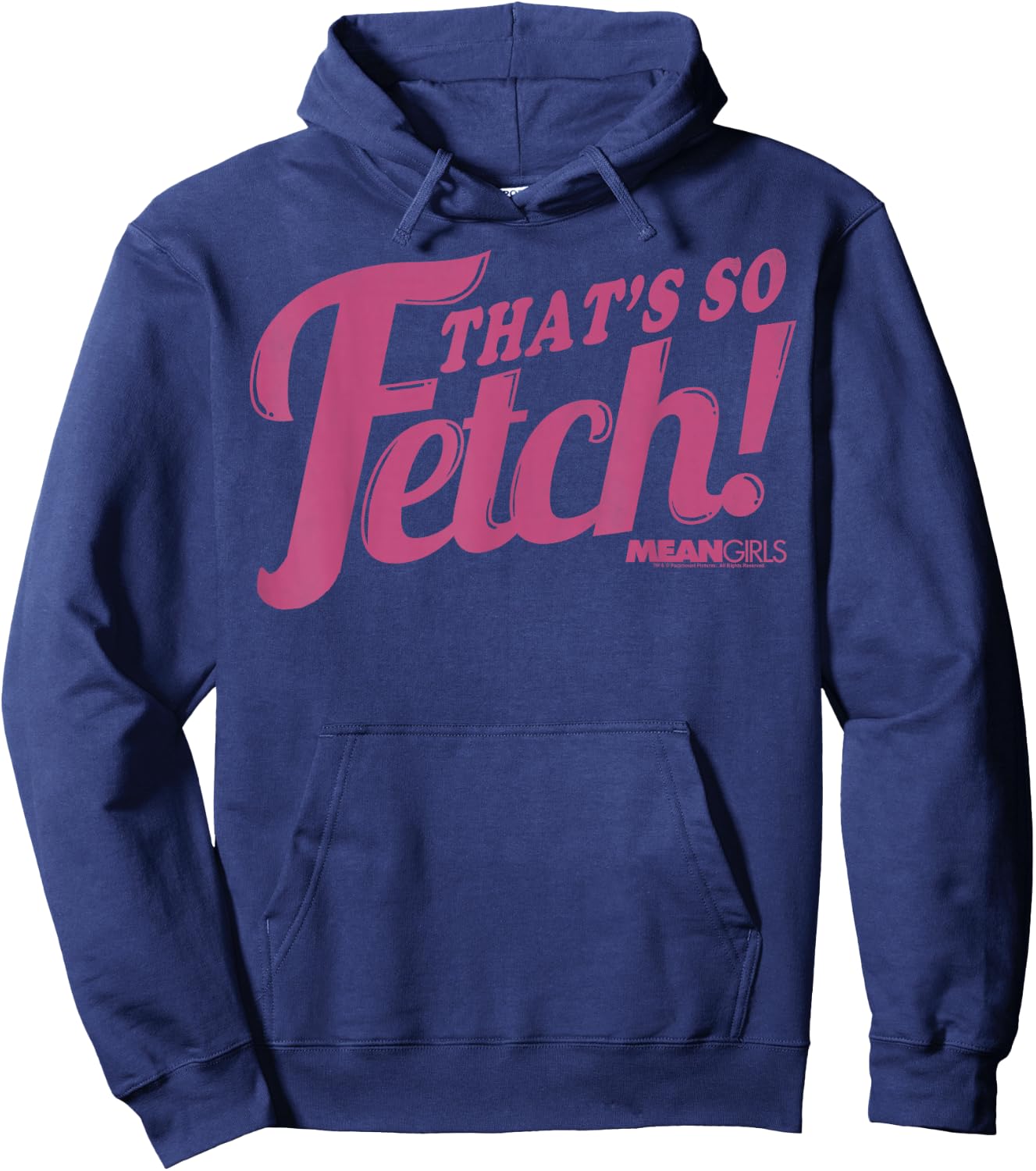 Mean Girls Pink That's So Fetch! Hoodie - Hoodie | Navy