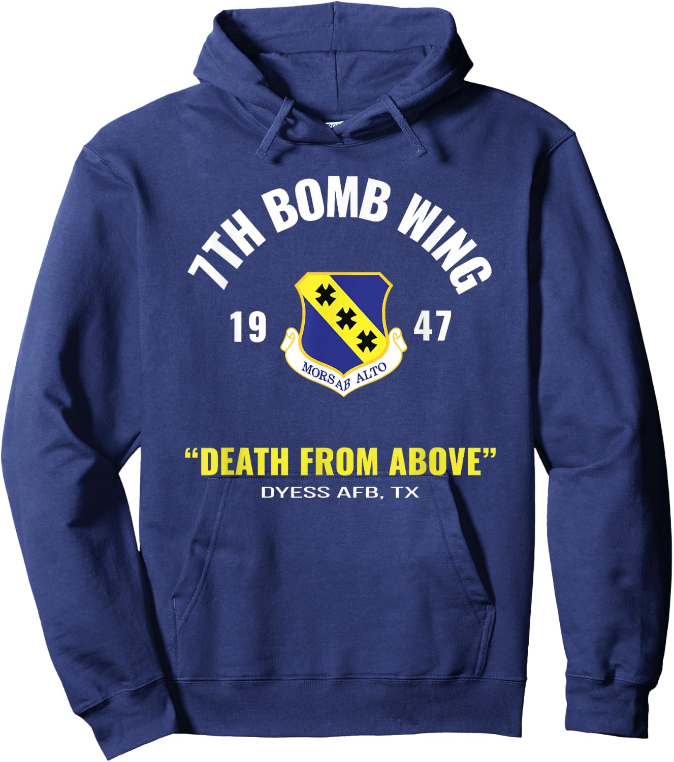 Military 7th Bomb Wing Hoodie - Hoodie | Navy