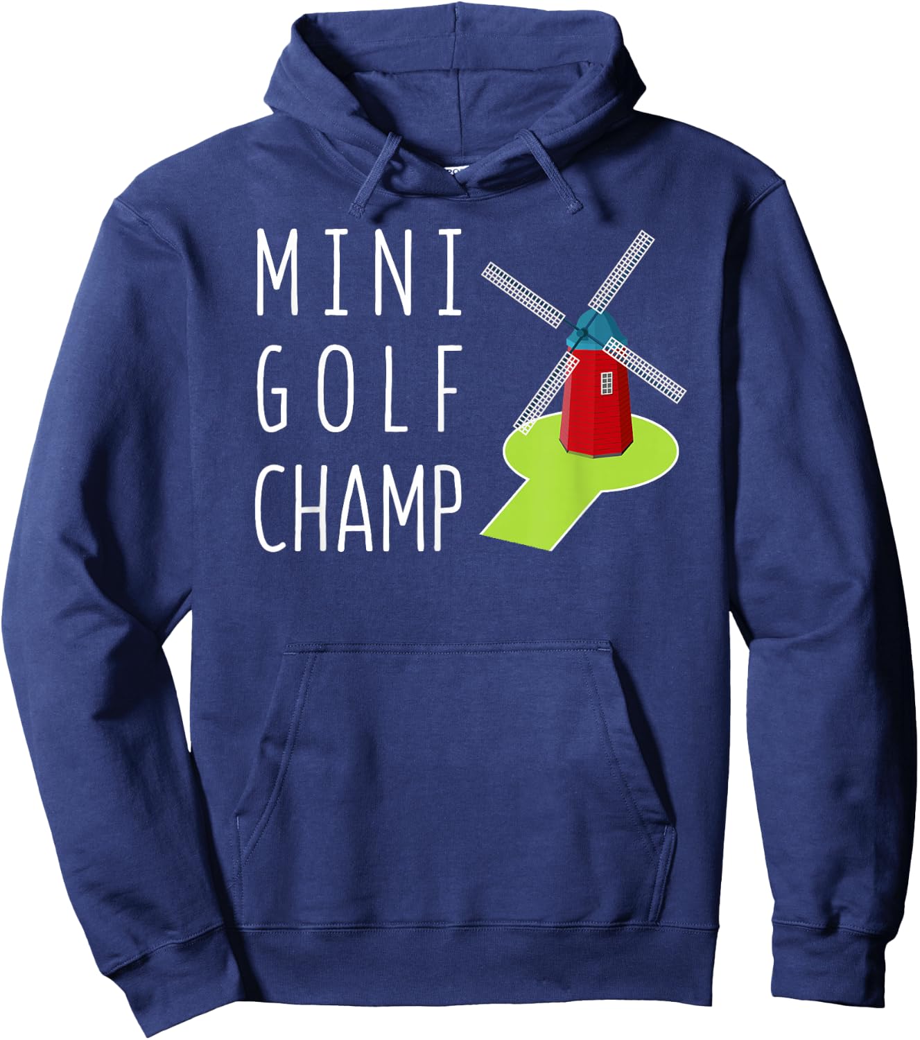 Fun Mini Golf Shirt, Putt Putt Golfing Champ Gift Hoodie - Hoodie | Navy