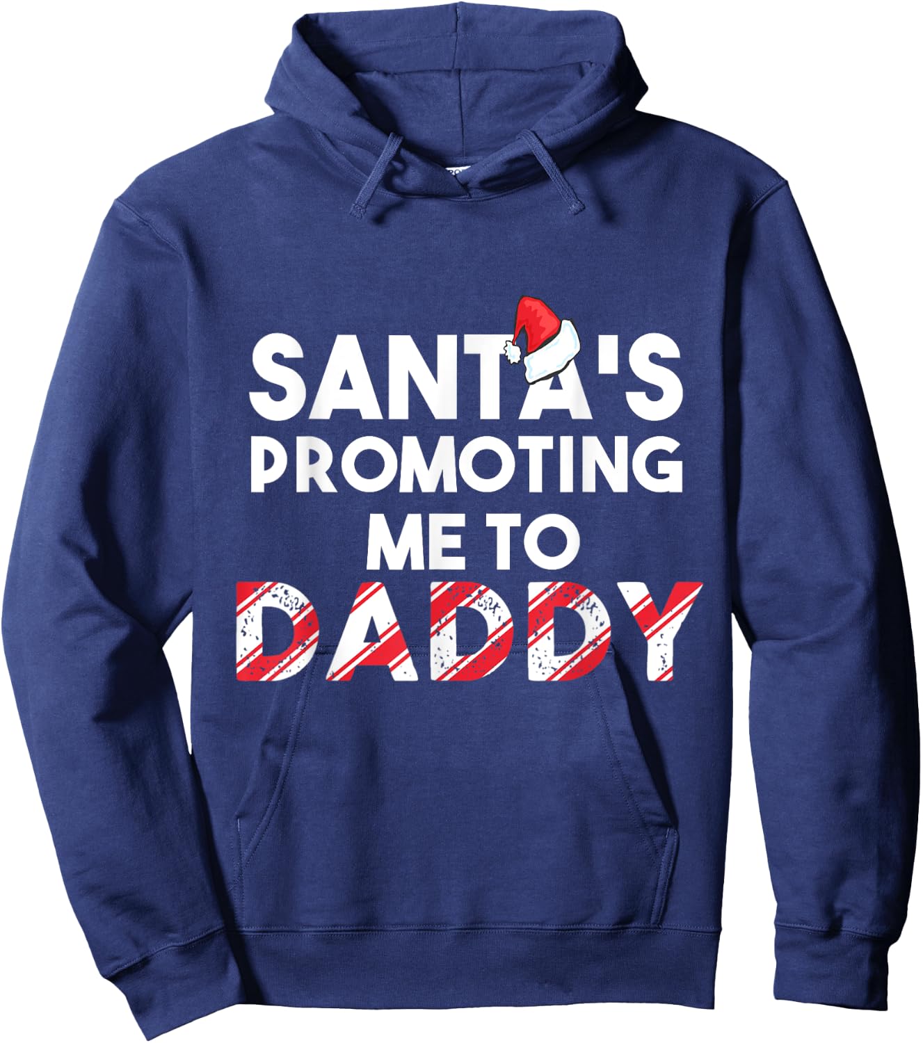 Christmas Pregnancy Announcement - New Dad Gift Hoodie - Hoodie | Navy
