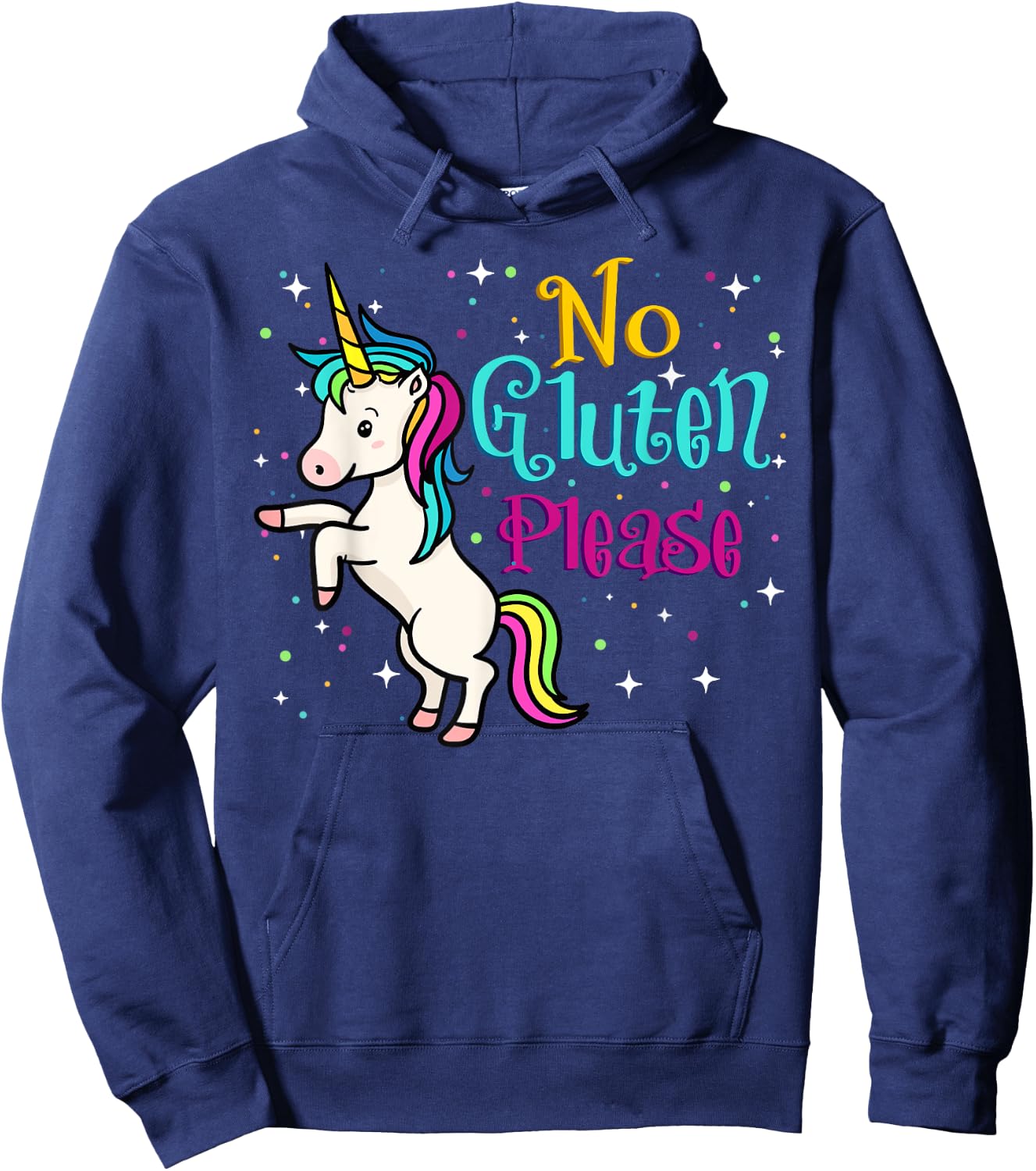 No Gluten Please Shirt Celiac Disease Autoimmune Eco Gift Hoodie - Hoodie | Navy