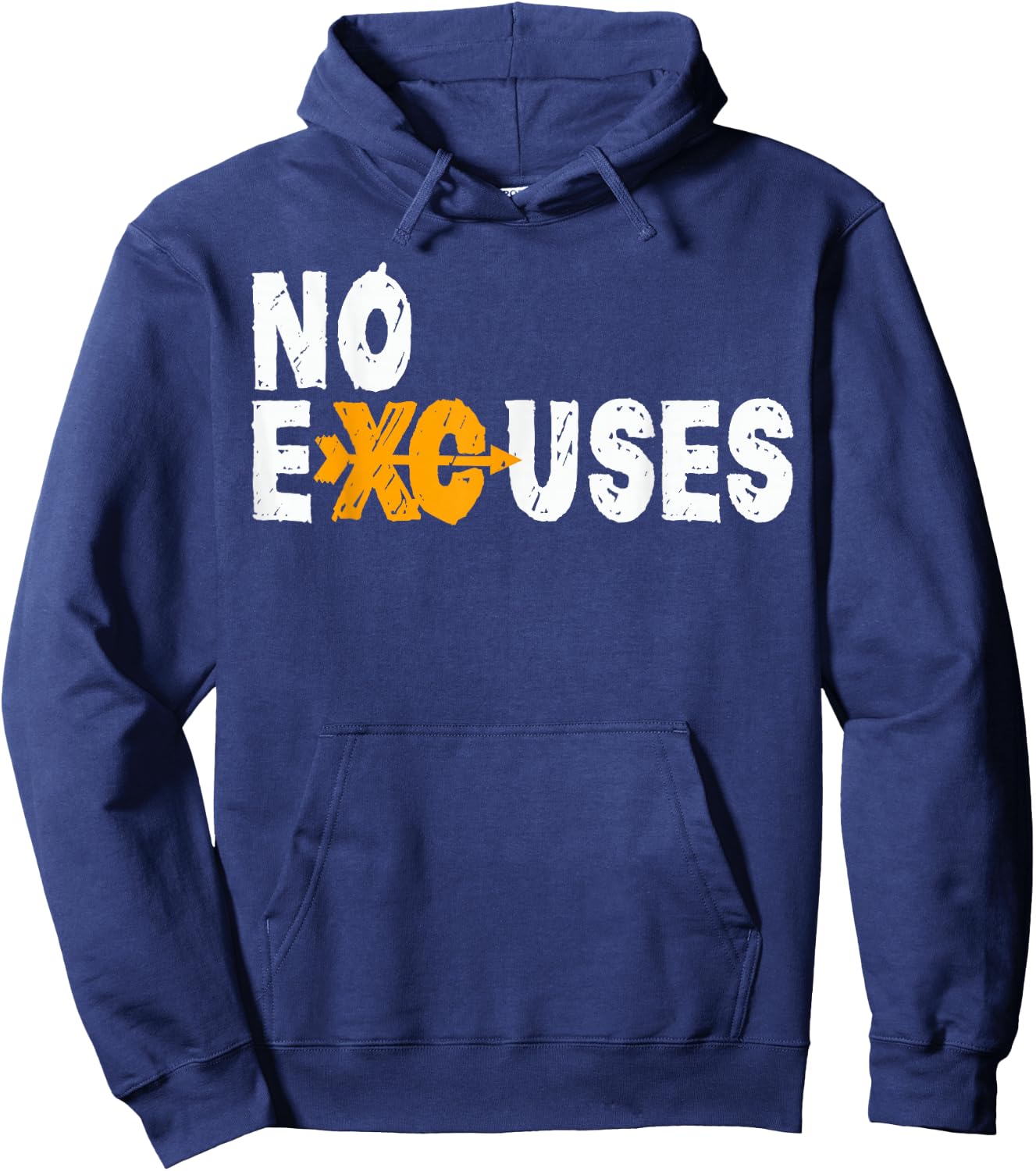 No Excuses Cross Country Running Shirt for XC Runners Hoodie - Hoodie | Navy