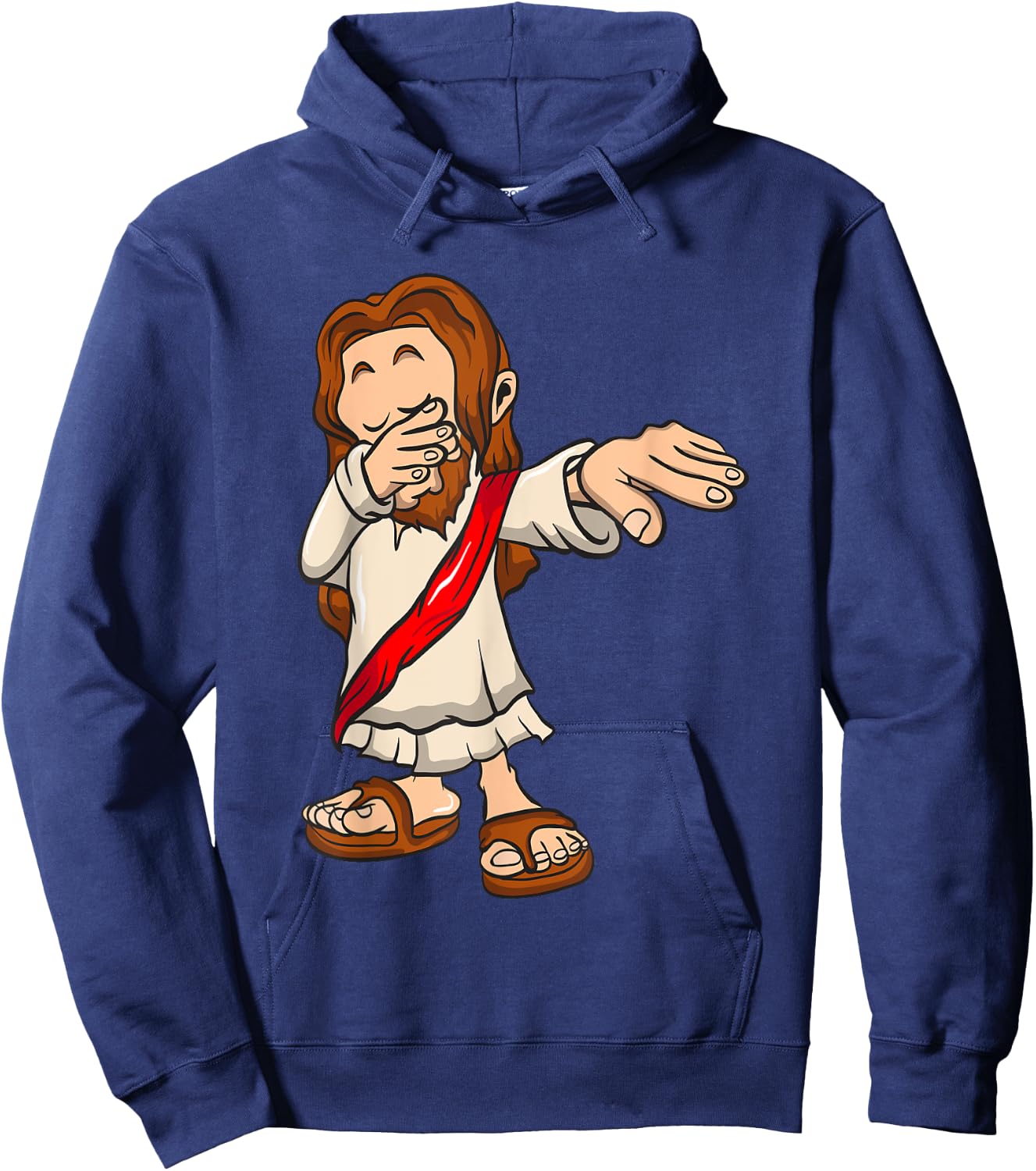 Dabbing Jesus Shirt Hoodie - Hoodie | Navy