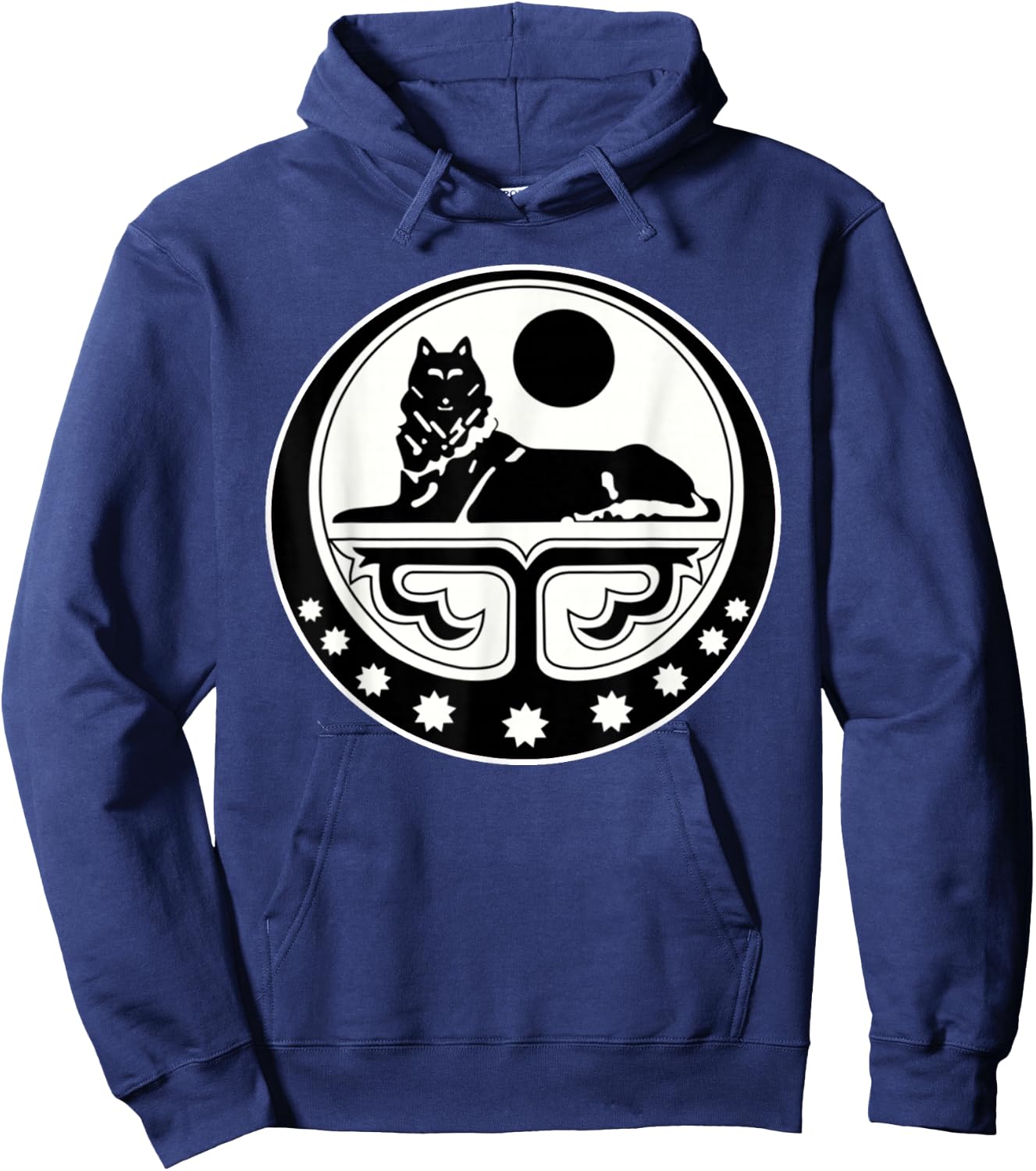 Chechen Wolf Chechnya nationalist Hoodie - Hoodie | Navy