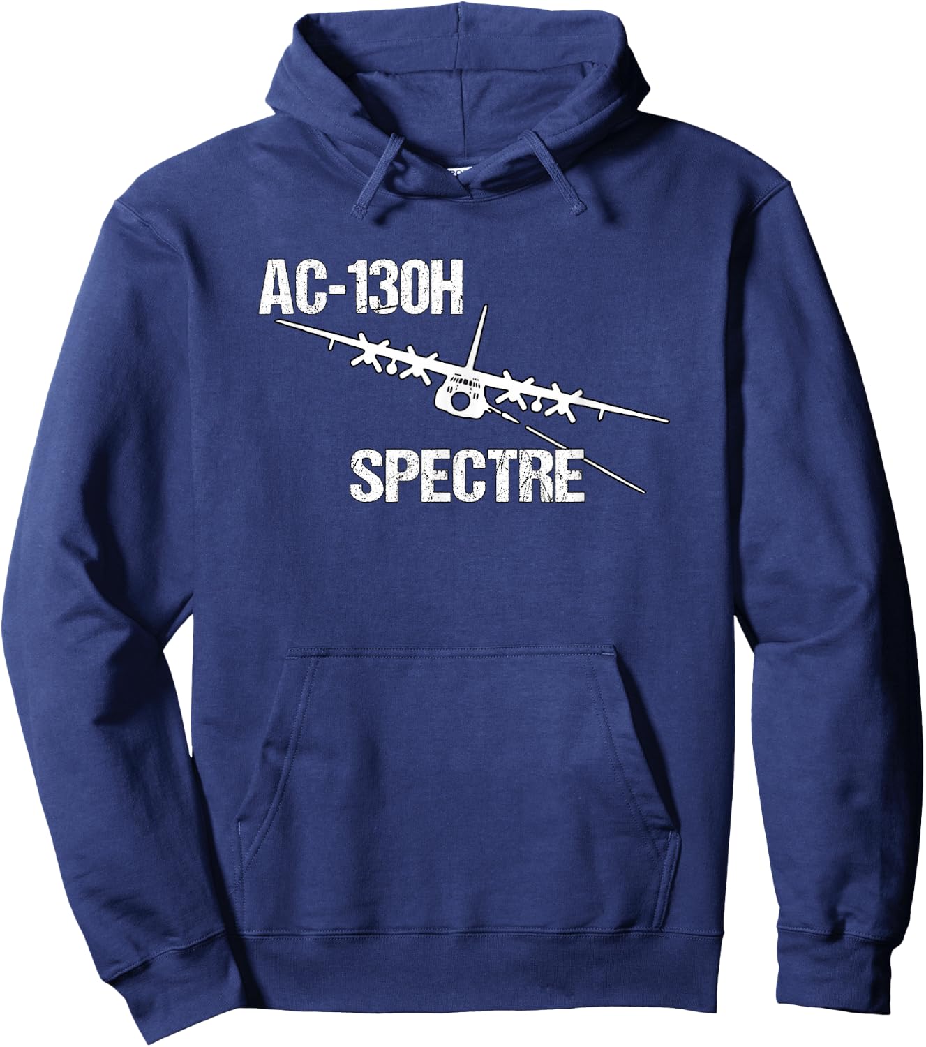 AC-130H Spectre Gunship Air Force Pilot- Funny Aviation Hoodie - Hoodie | Navy