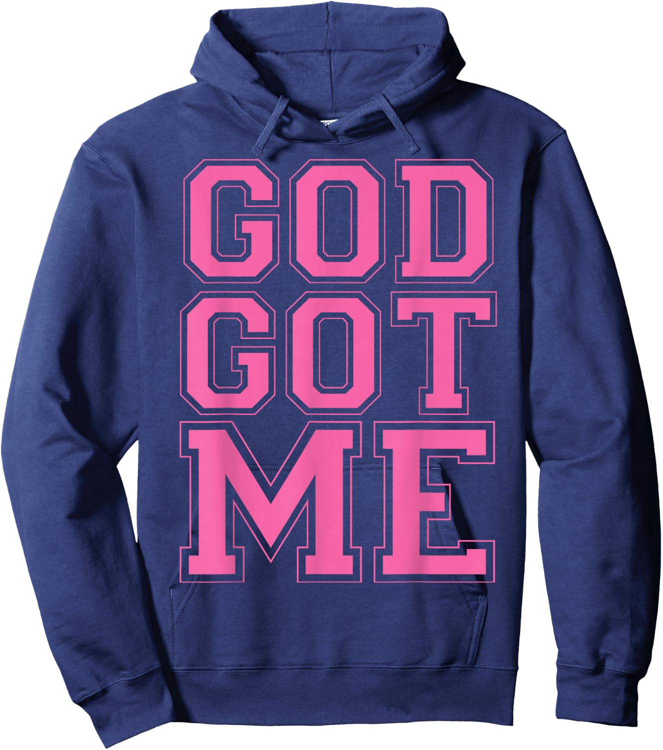 Christian T Shirts God Got Me (Pink) Hoodie - Hoodie | Navy