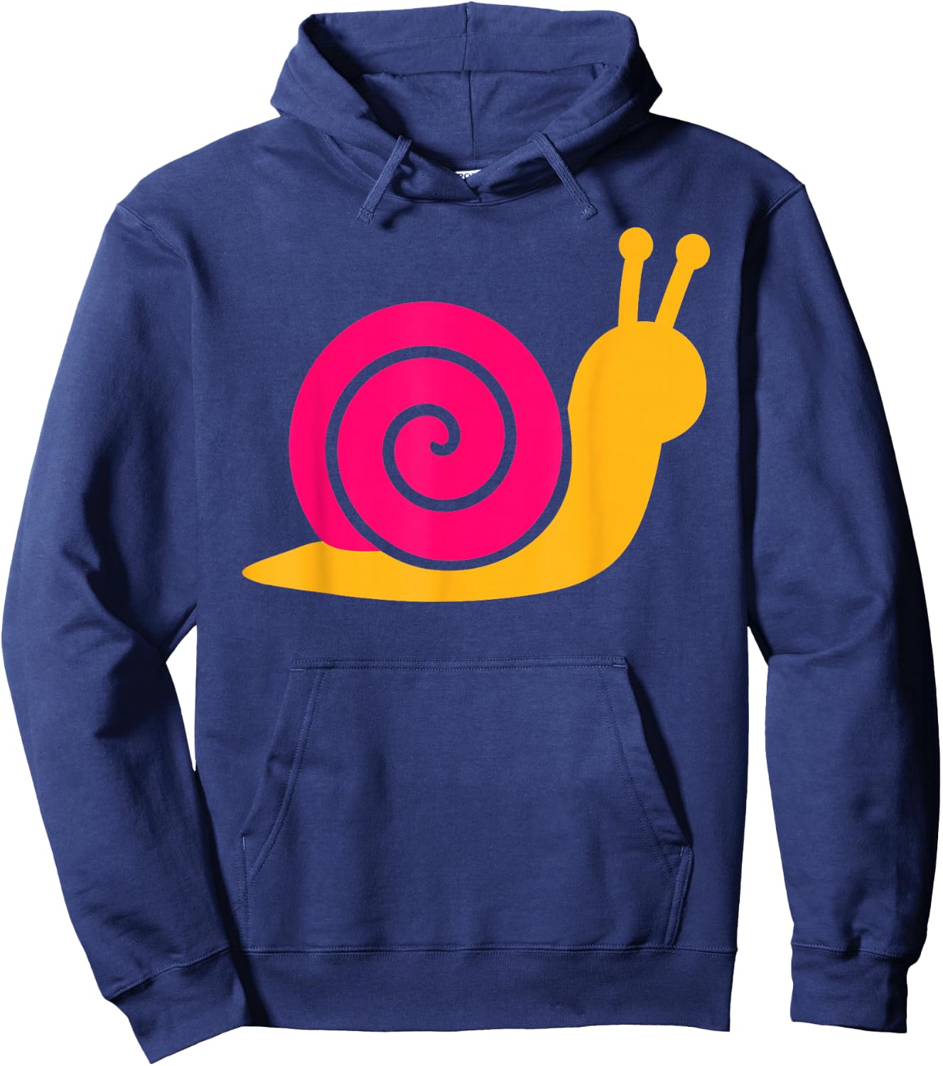 Pink snail Hoodie - Hoodie | Navy