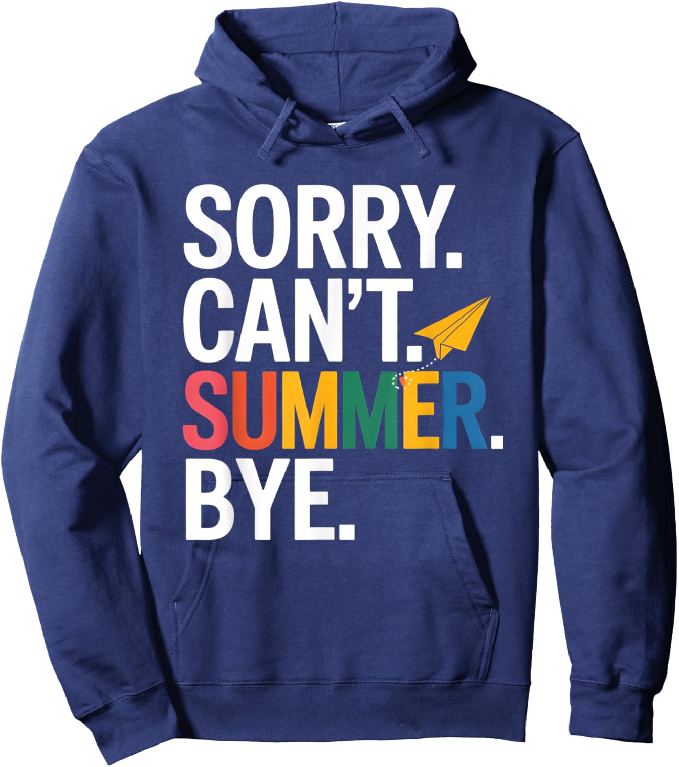 Funny Summer Teacher School Humor Appreciation & Classroom F Hoodie - Hoodie | Navy