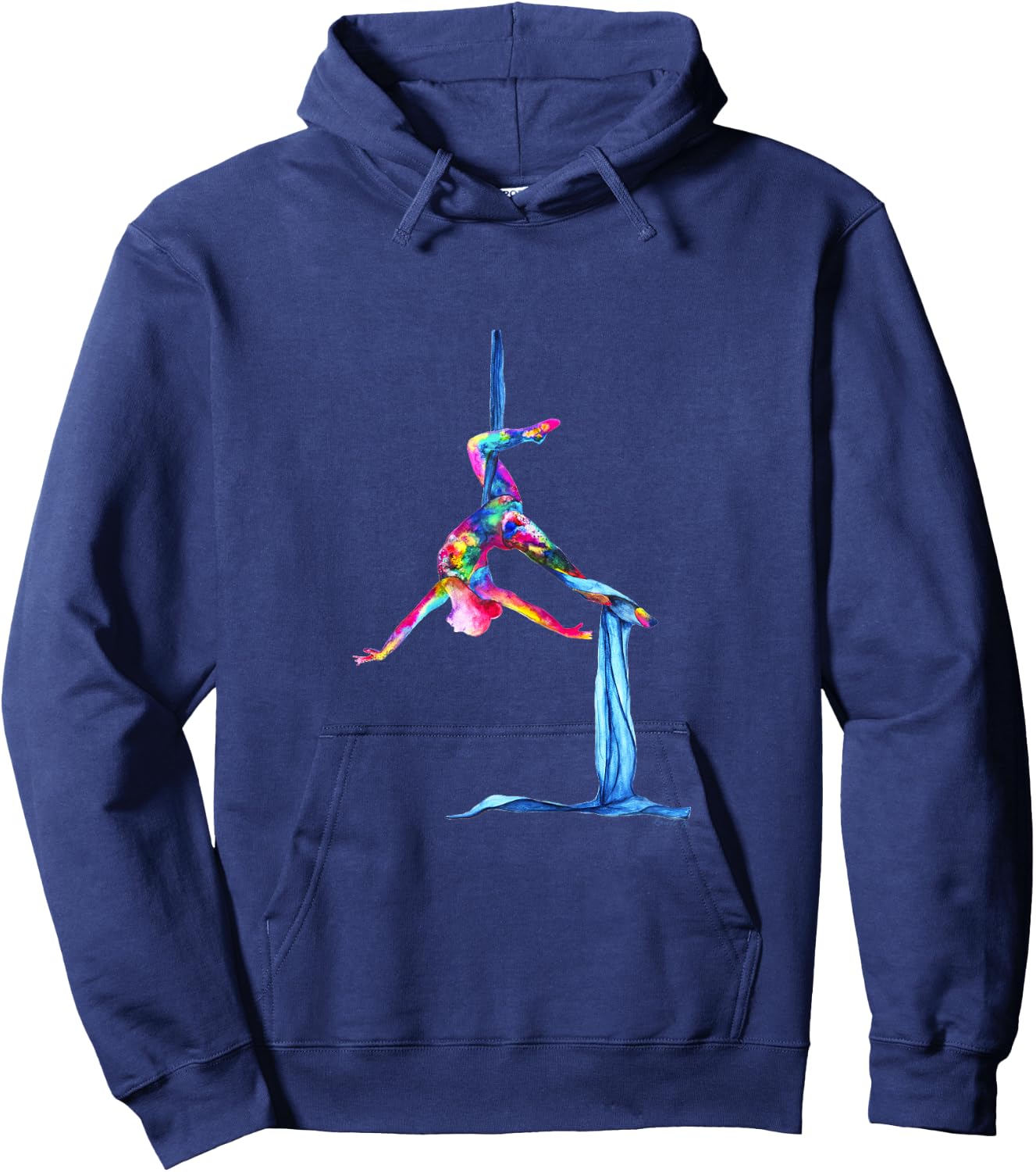 Aerial silk yoga Hoodie - Hoodie | Navy