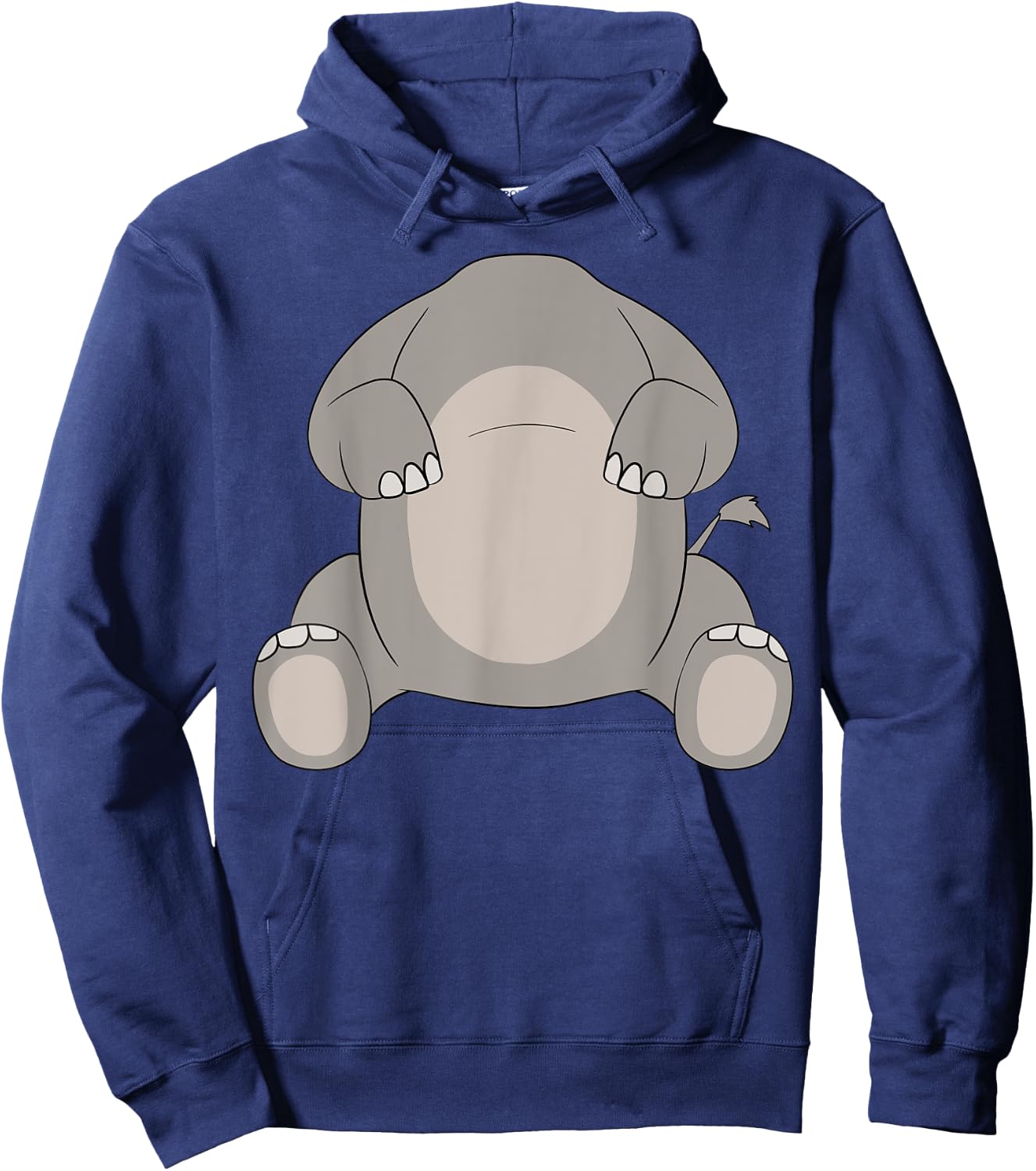 Elephant Body Costume Easy Halloween Costume Gift Funny Hoodie - Hoodie | Navy