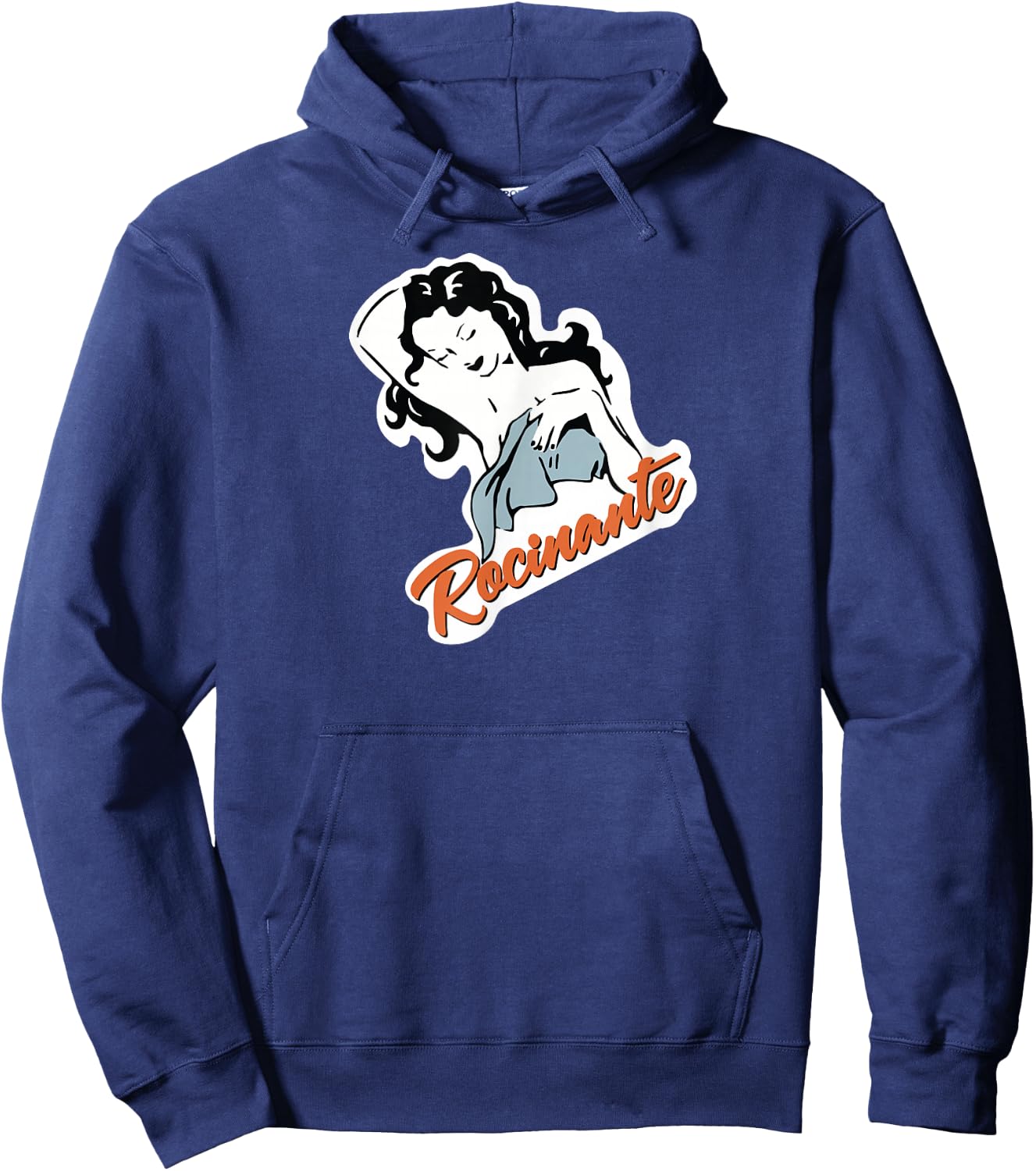 The Expanse Rocinante Logo - Women's Black Cotton 60% Polyester 40% Classic Fit Short Sleeve - Small Hoodie - Hoodie | Navy