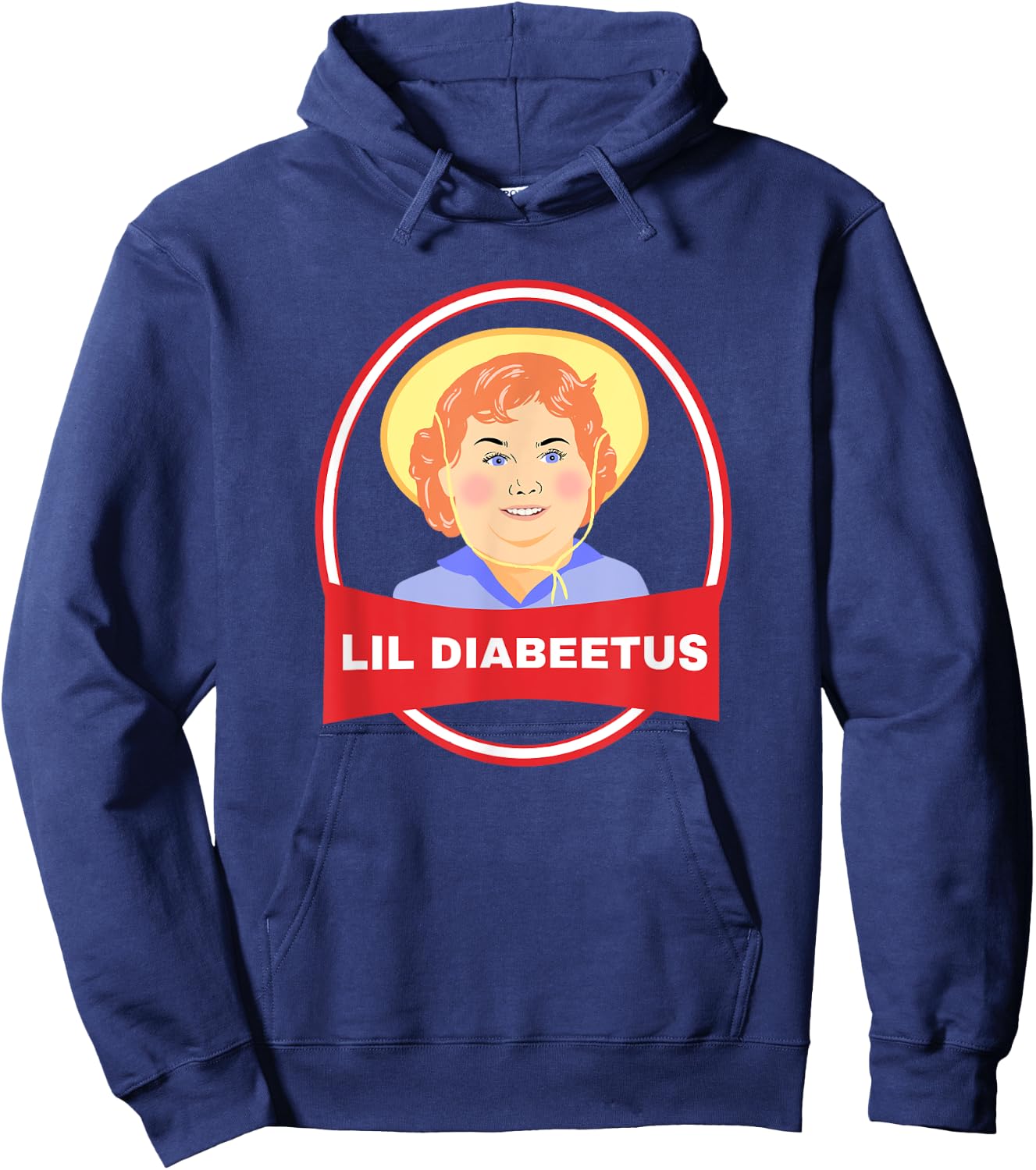 Lil Diabeetus Shirt - Type 1 Diabetes T Shirts Gift Hoodie - Hoodie | Navy