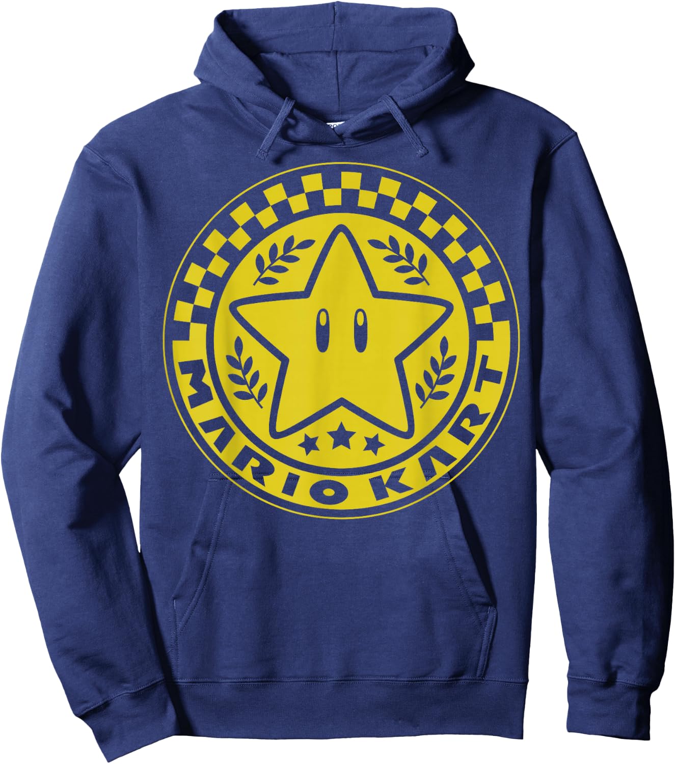 Nintendo Mario Kart Star Cup Emblem Graphic Hoodie - Hoodie | Navy