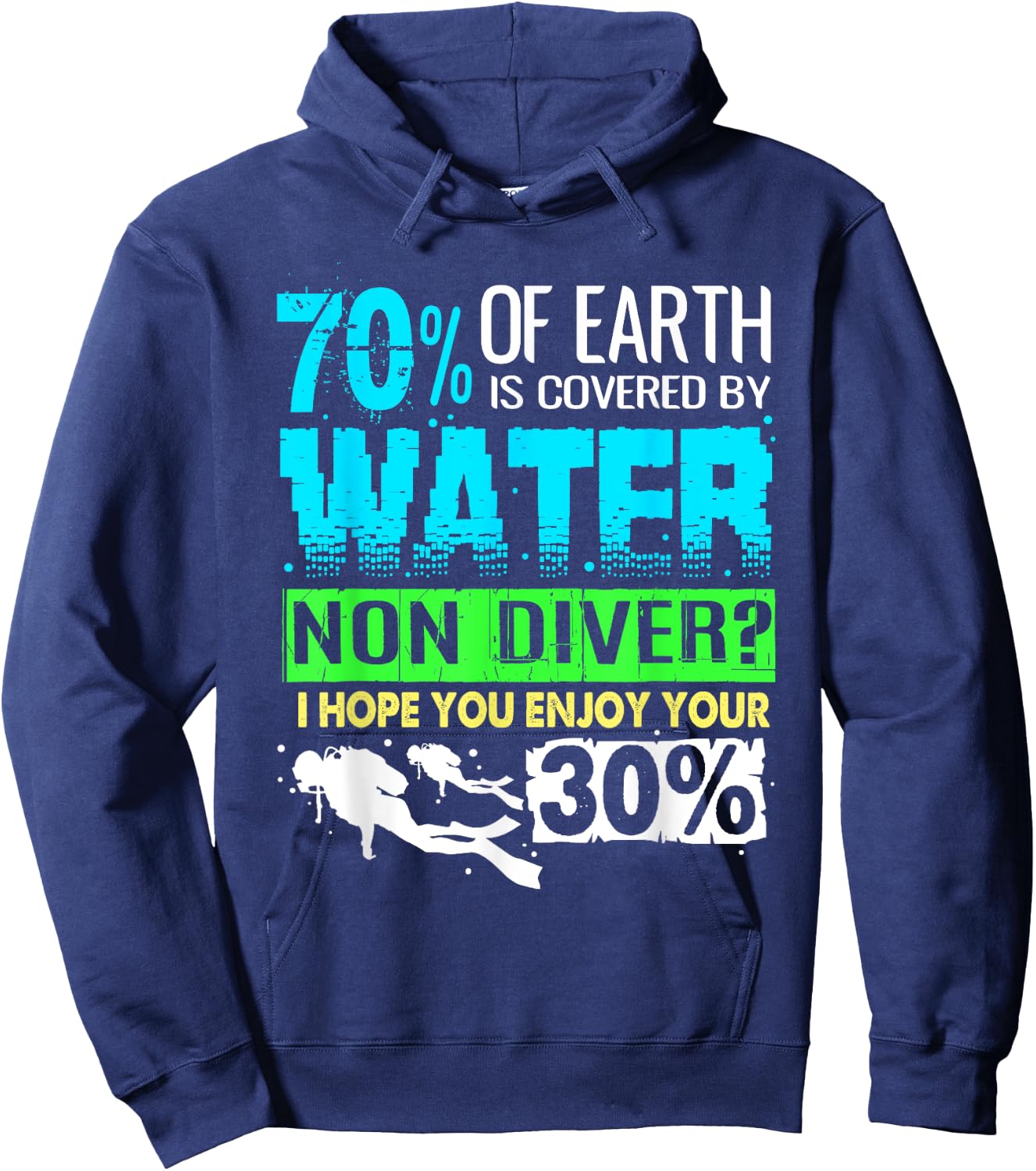 Funny Scuba Diving Hoodie - Hoodie | Navy