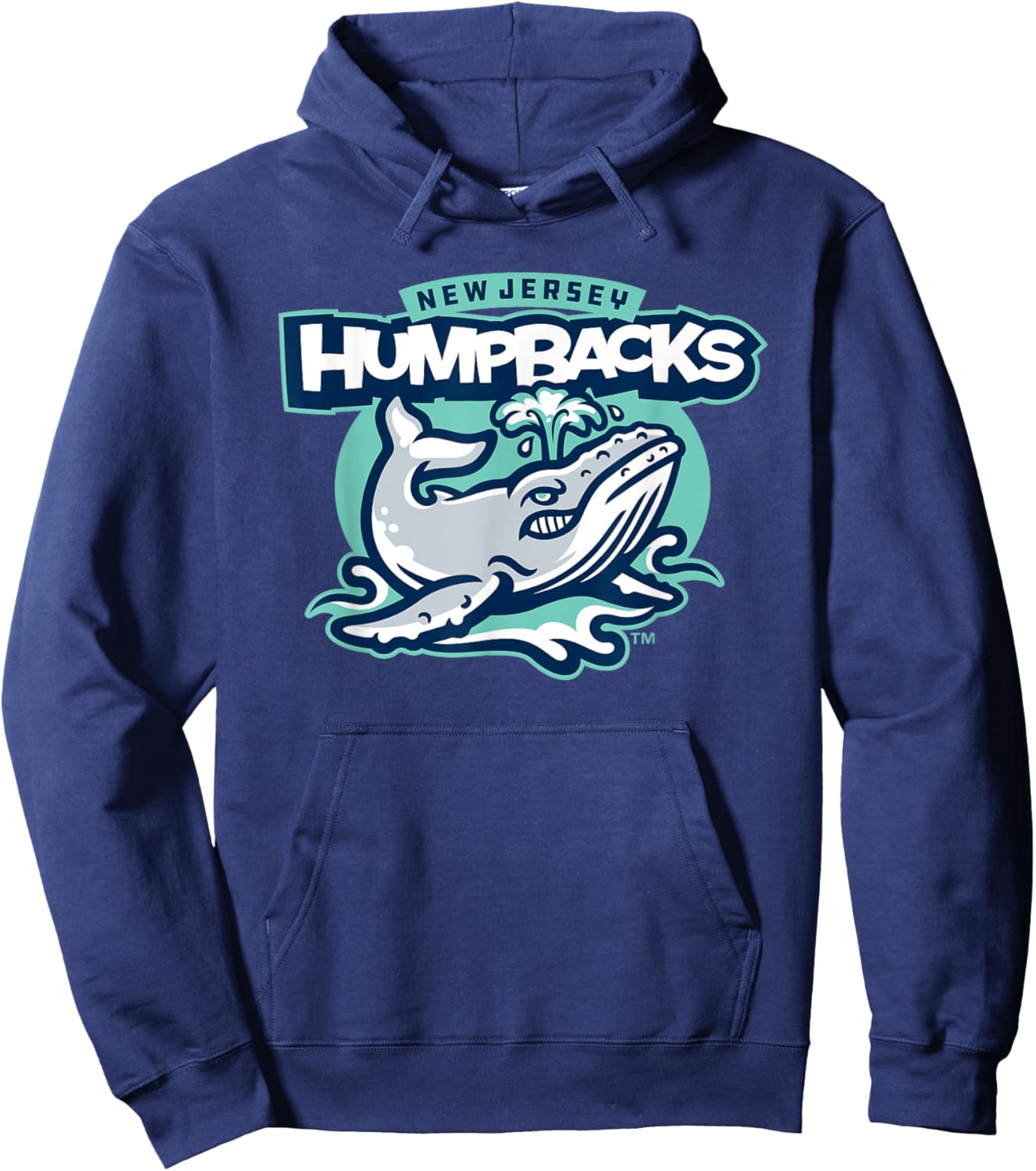 NLL UnBOXed New Jersey Humpbacks Primary Logo Hoodie - Hoodie | Navy