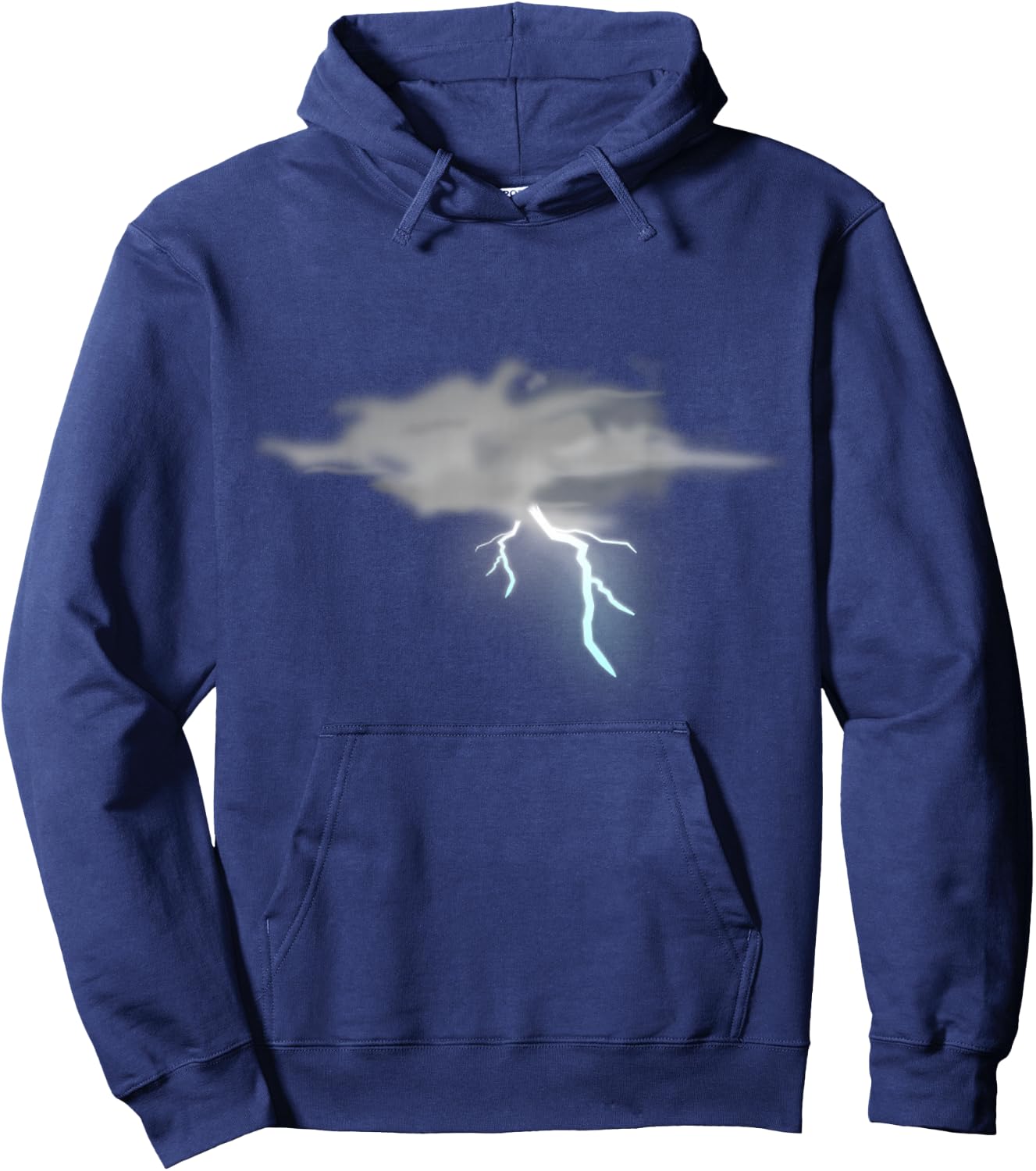 Storm Cloud Lightning Bad Weather Hoodie - Hoodie | Navy