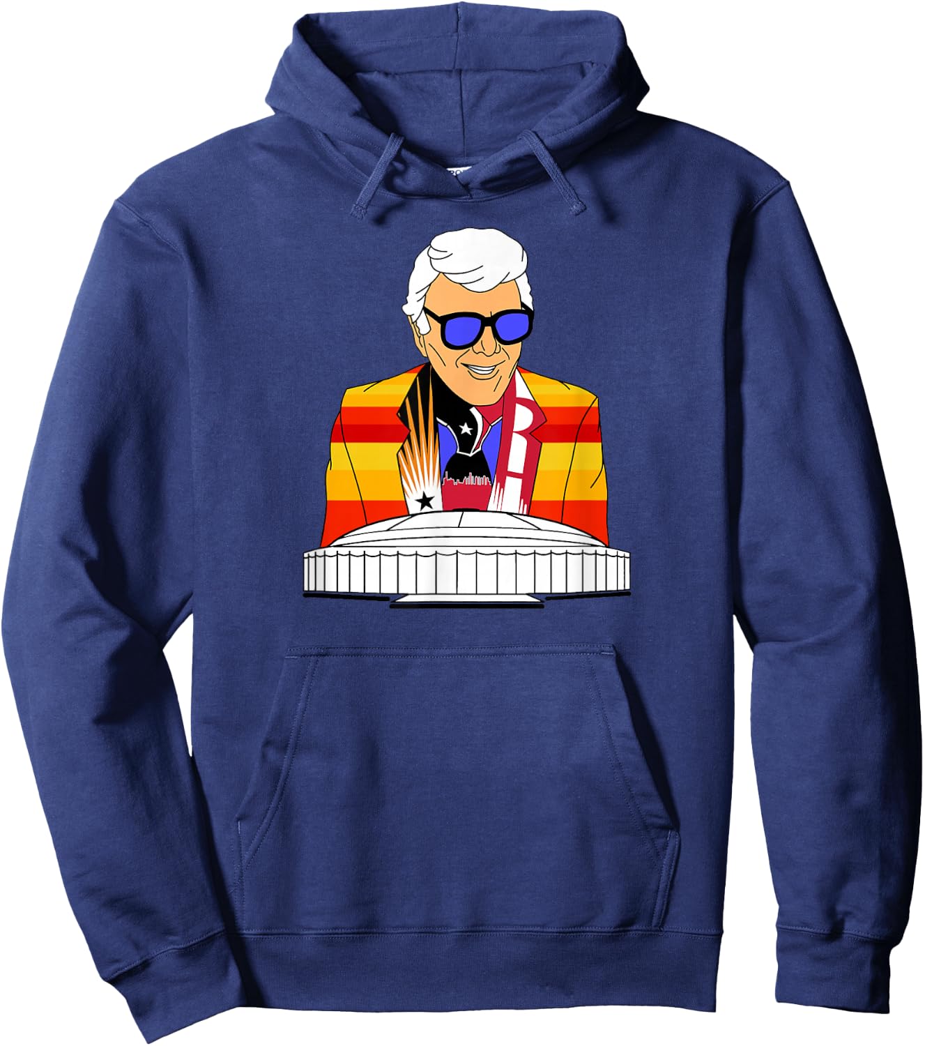 Marvin Zindler Houston Soccer Football Basketball Baseball Hoodie - Hoodie | Navy