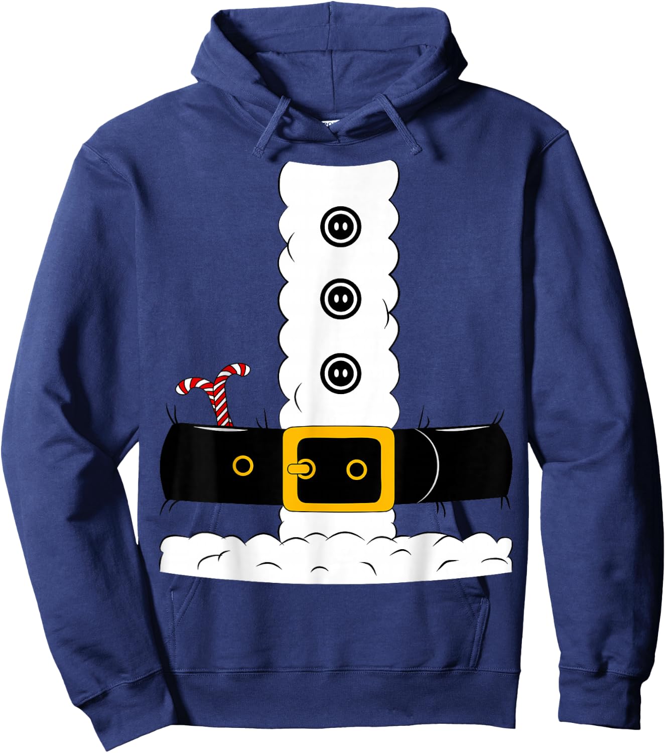 Christmas Santa Claus Suit Adult Men Women Kids Hoodie - Hoodie | Navy