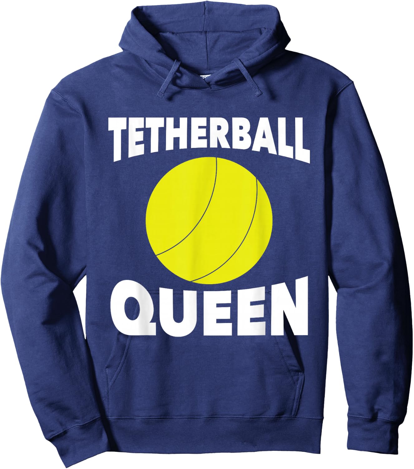 Tetherball Queen Tetherball Lover Player Funny Hoodie - Hoodie | Navy