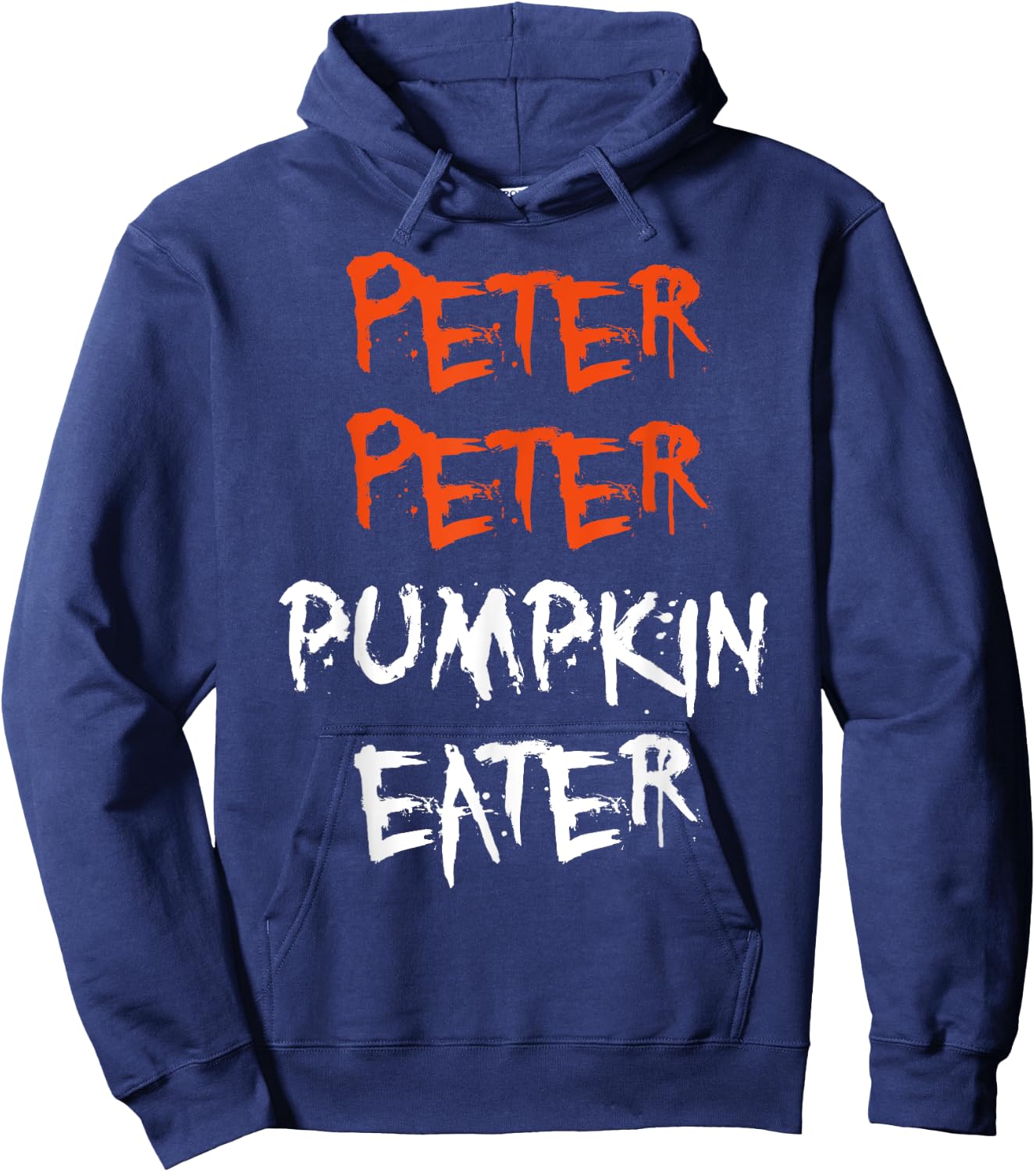 Peter Pumpkin Eater Women and Kids Halloween Hoodie - Hoodie | Navy
