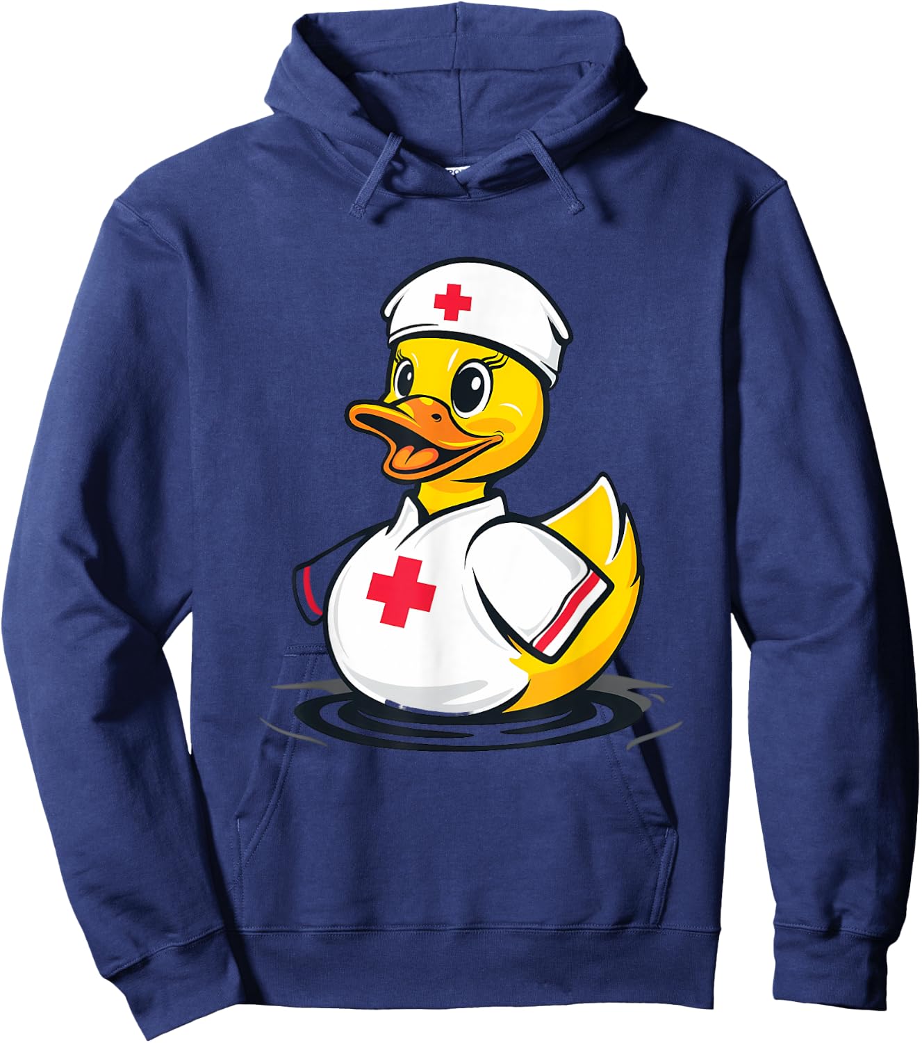 Rubber Duck Nurse Doctor Rubber Duck Healthcare Nursing Hoodie - Hoodie | Navy