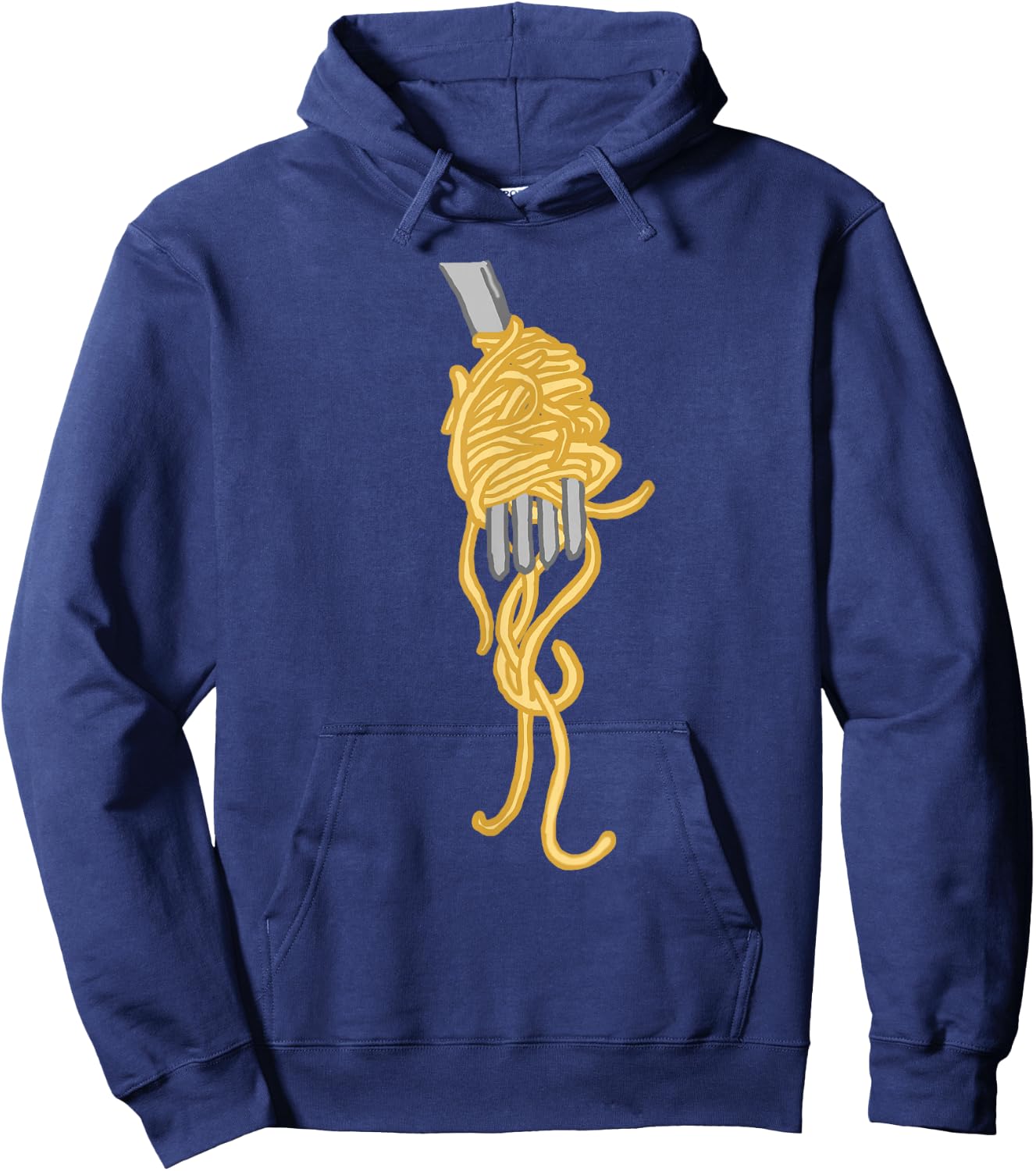 Spaghetti Pasta Noodles Italian Kitchen Chef Gourmet Hoodie - Hoodie | Navy