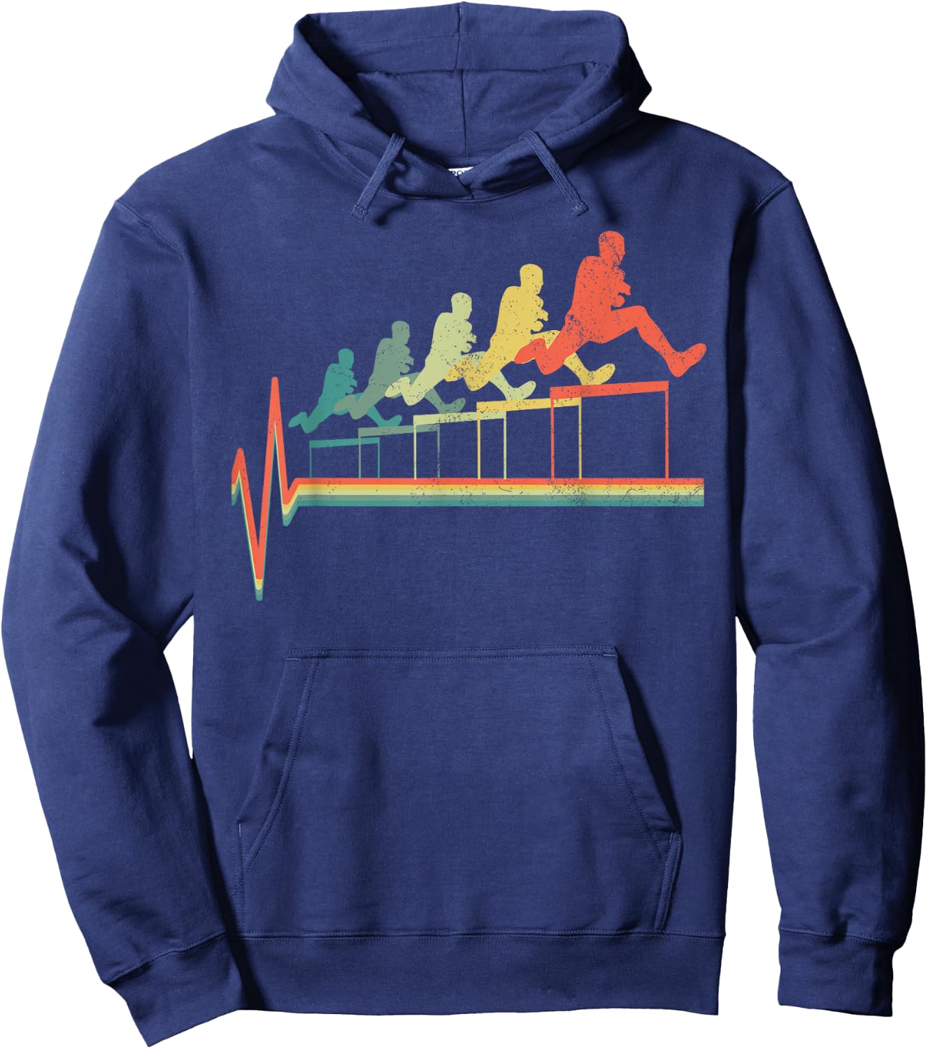 Hurdles Hoodie - Hoodie | Navy