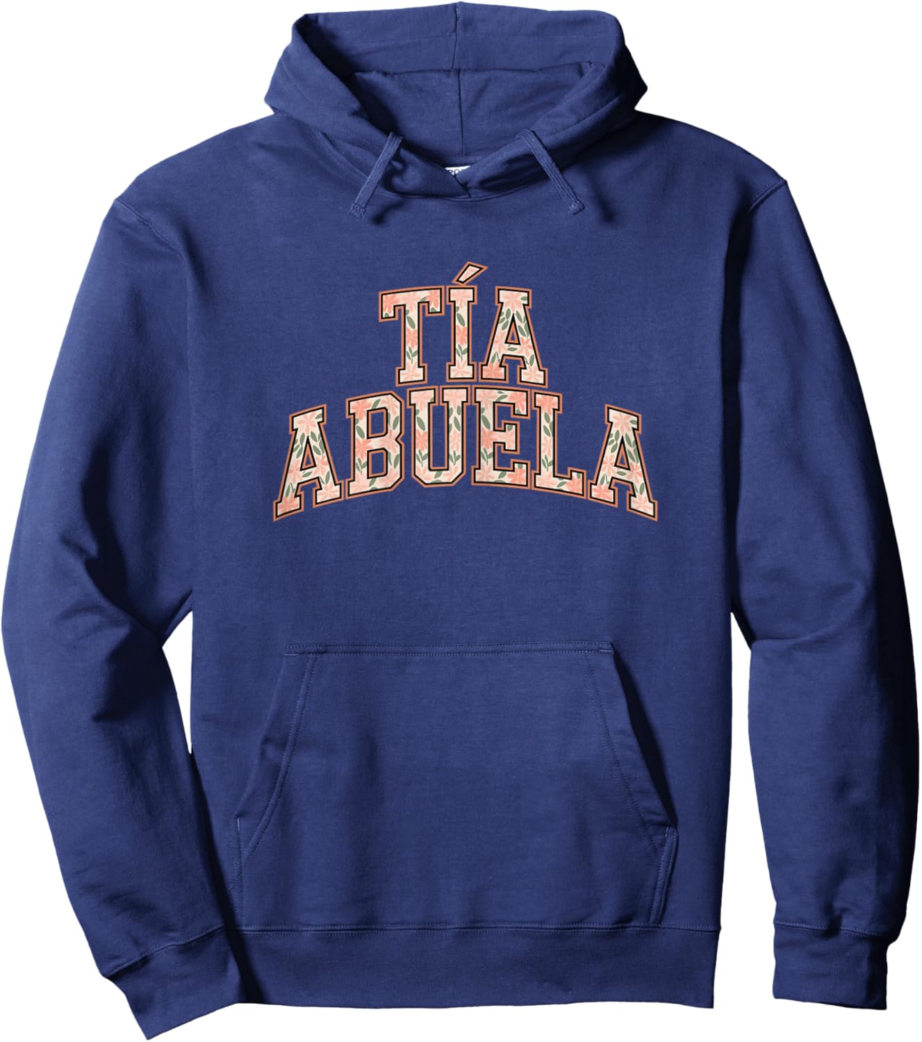 Tía Abuela Retro Florales Mejor Tía del Mundo Hoodie - Hoodie | Navy