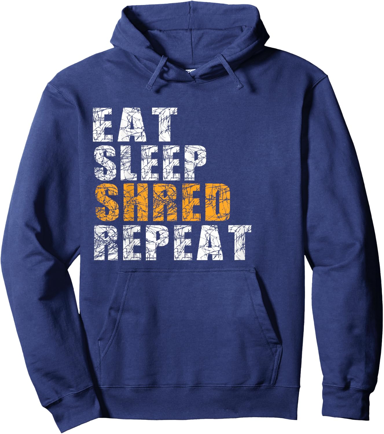 Eat Sleep Shred Repeat Hoodie - Hoodie | Navy