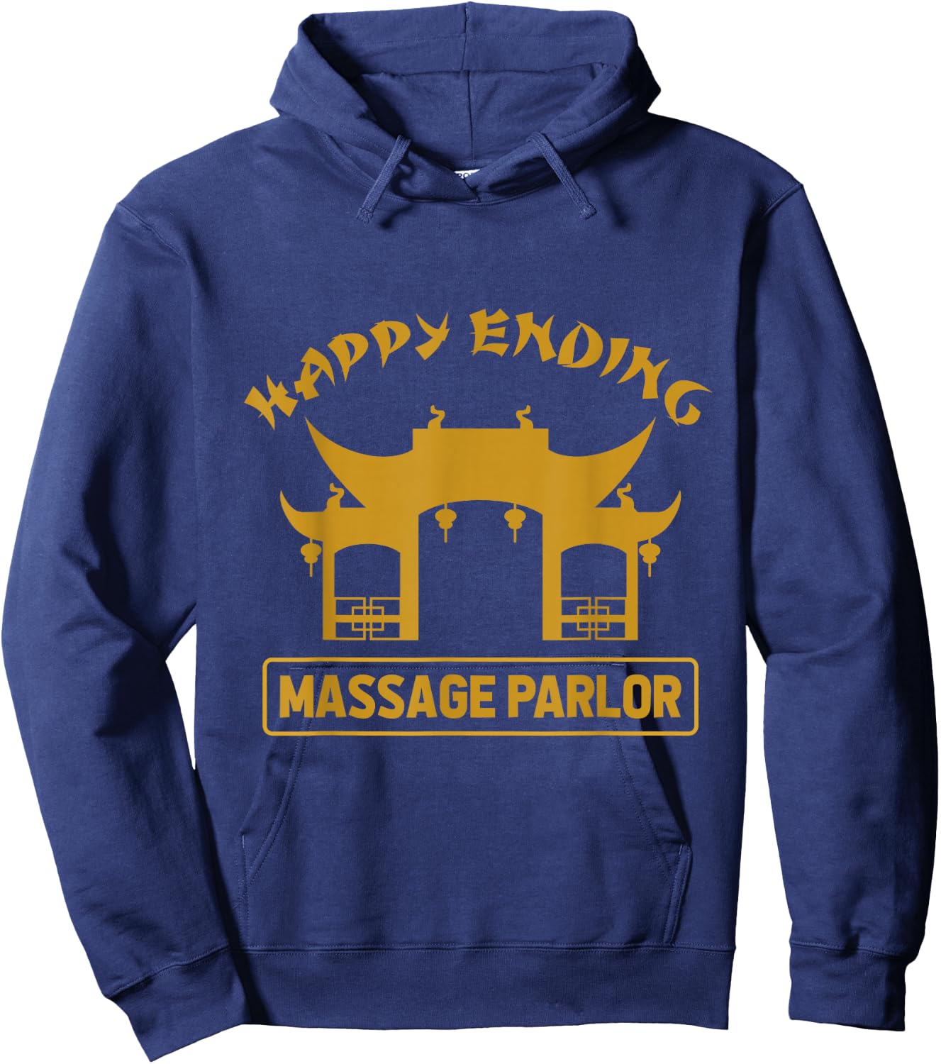 Massage Parlor Bangkok Nana Pattaya Thailand Happy Ending Hoodie - Hoodie | Navy