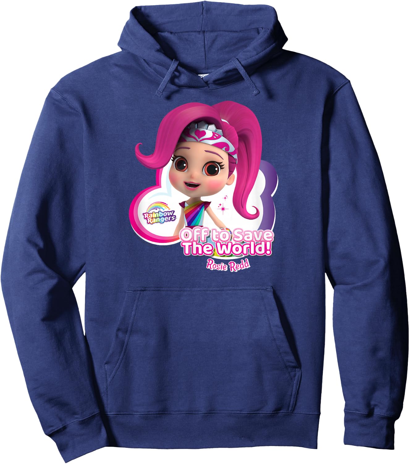 Rainbow Rangers Rosie Redd "Off to Save the World!" Hoodie - Hoodie | Navy