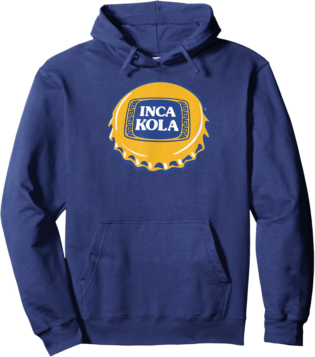 Peru Soda Bottle Inca Kola Bubble gum Drinks Food Hoodie - Hoodie | Navy