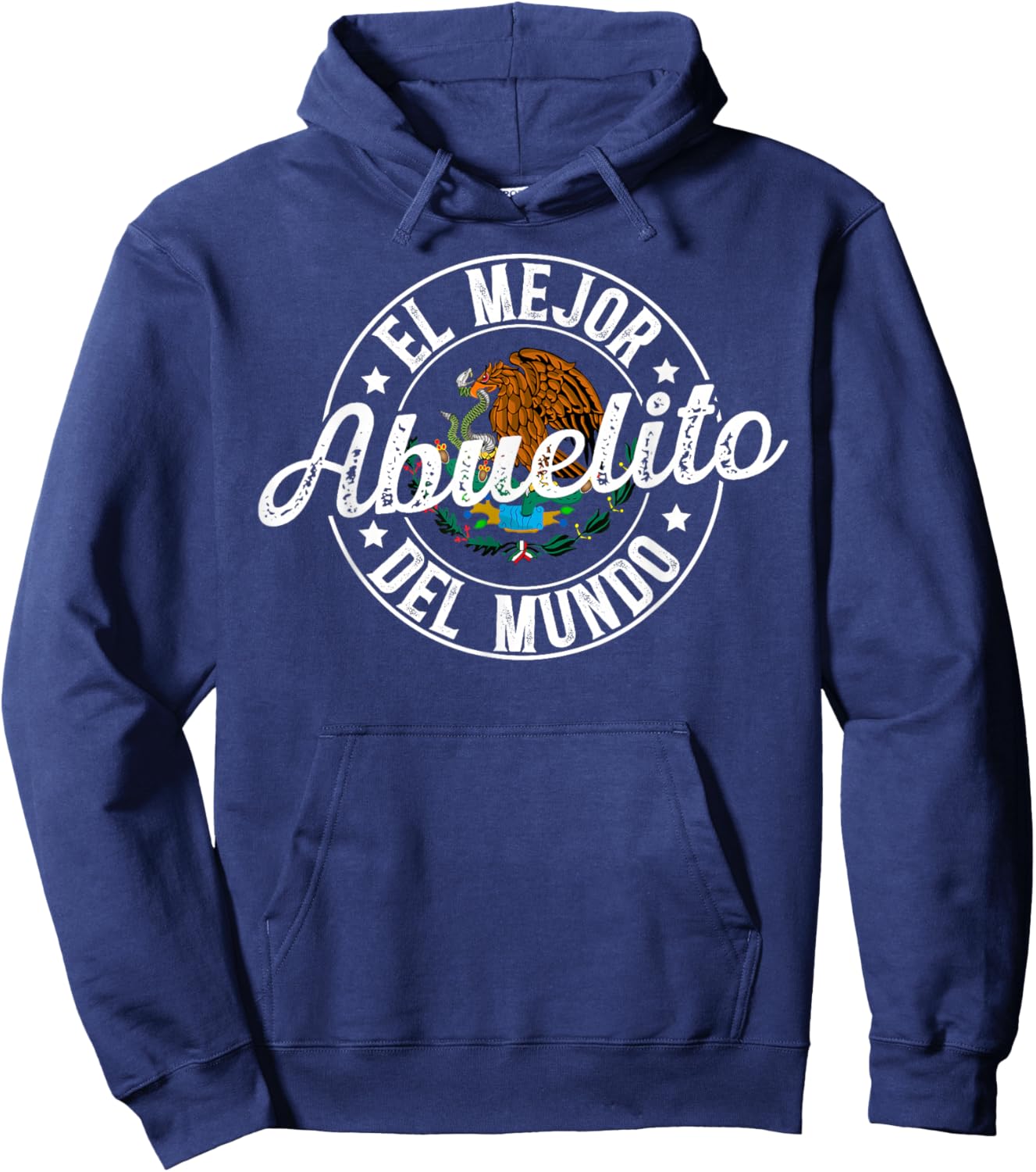 El Mejor Abuelito Del Mundo Abuelito Grandpa Hoodie - Hoodie | Navy