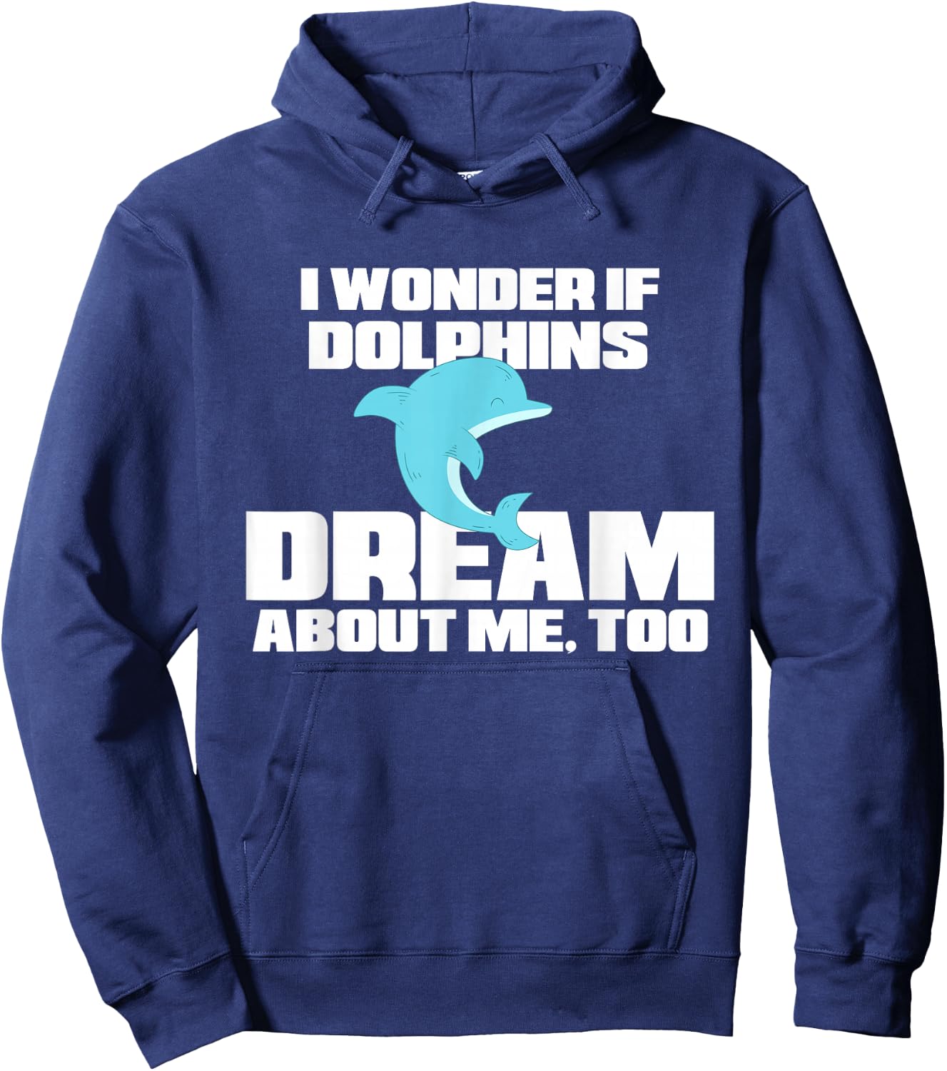 Funny Dolphin Shirt - Dolphin Pajamas Women Men Kids Hoodie - Hoodie | Navy