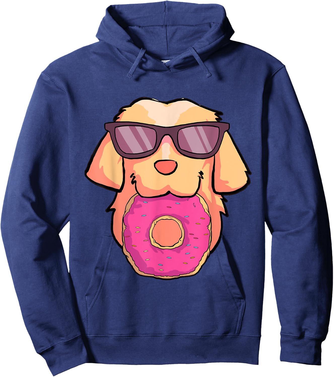 Golden Retriever Dog Donuts Party Gifts Shirt Women Girls Hoodie - Hoodie | Navy
