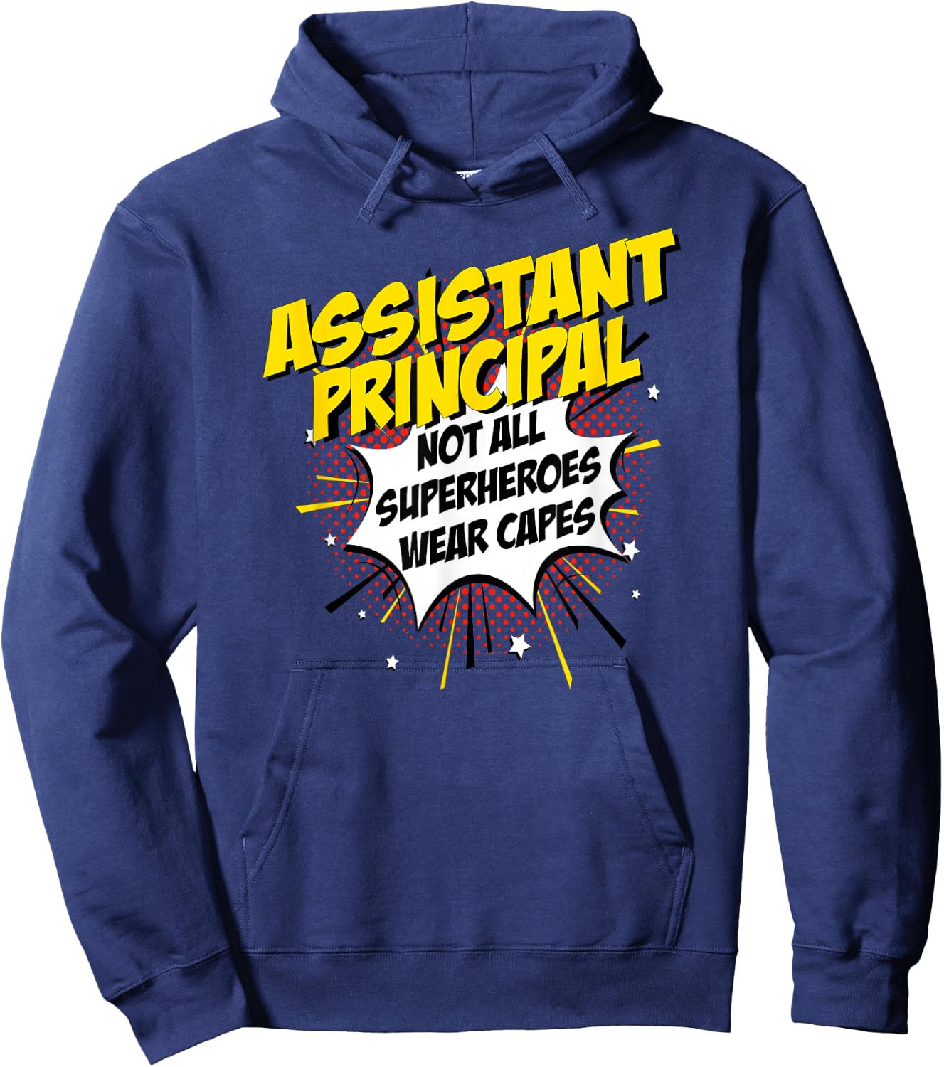 Assistant Principal Superhero product Funny Comic Gifts Hoodie - Hoodie | Navy