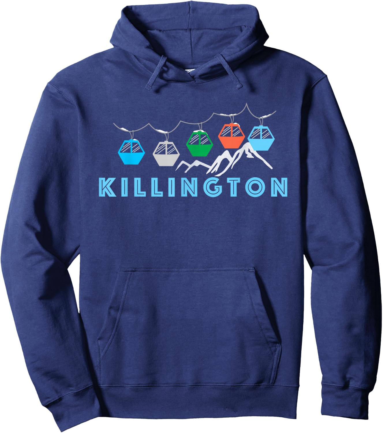 Killington Ski Mountain Gondola - Killington Hoodie - Hoodie | Navy