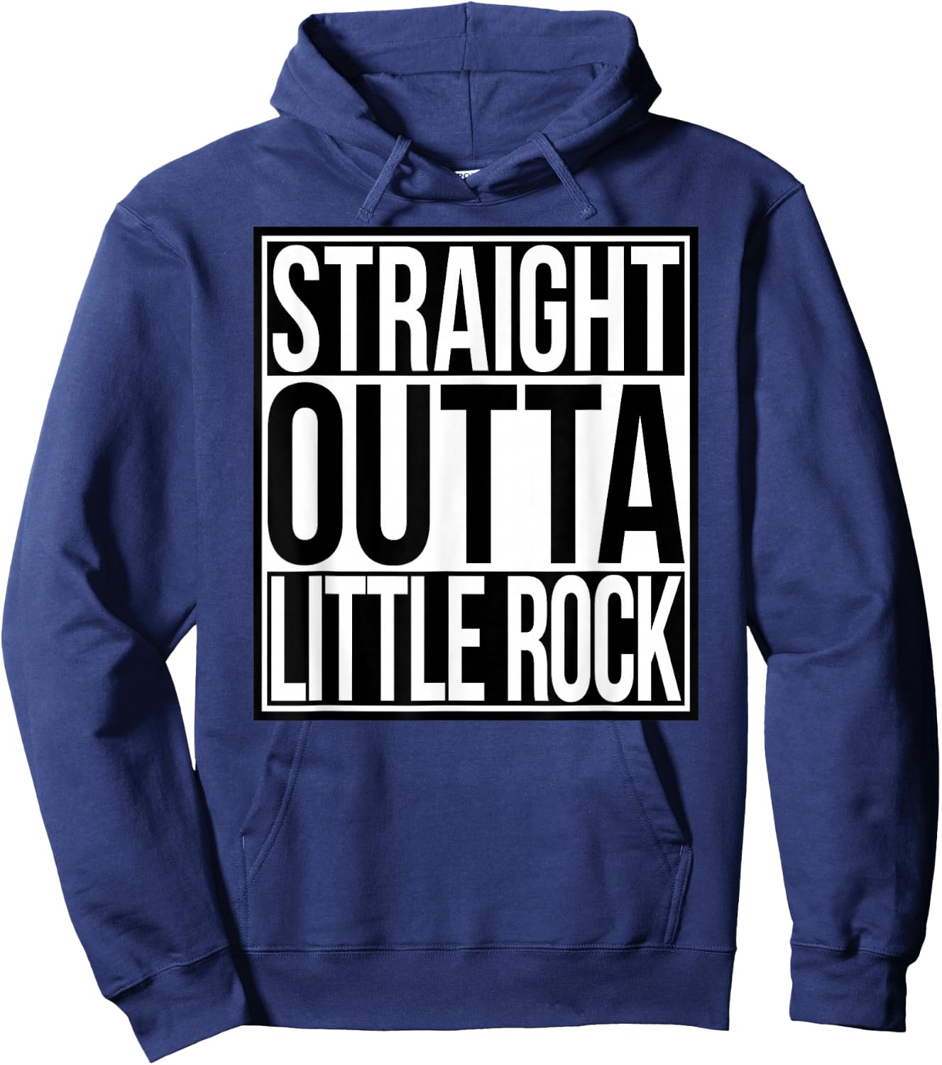 Straight Outta Little Rock Hoodie - Hoodie | Navy