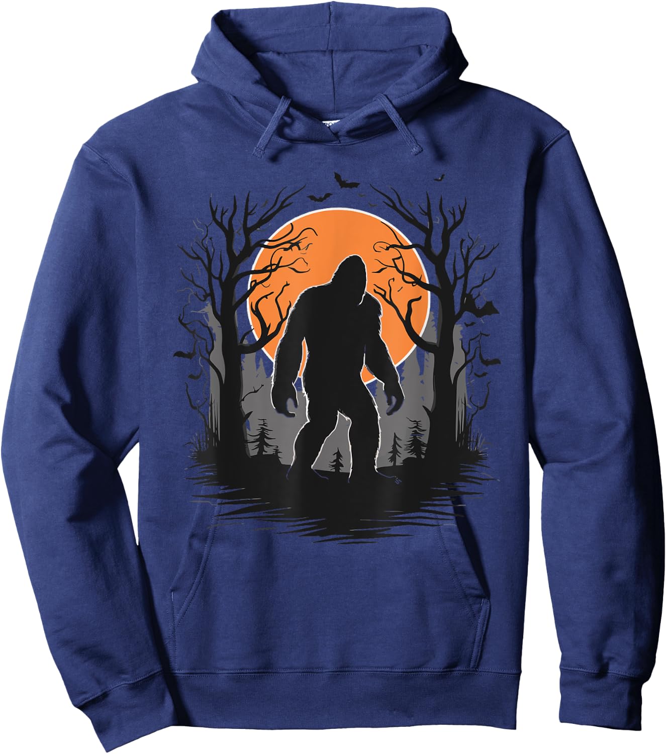 Bigfoot Halloween Hoodie - Hoodie | Navy