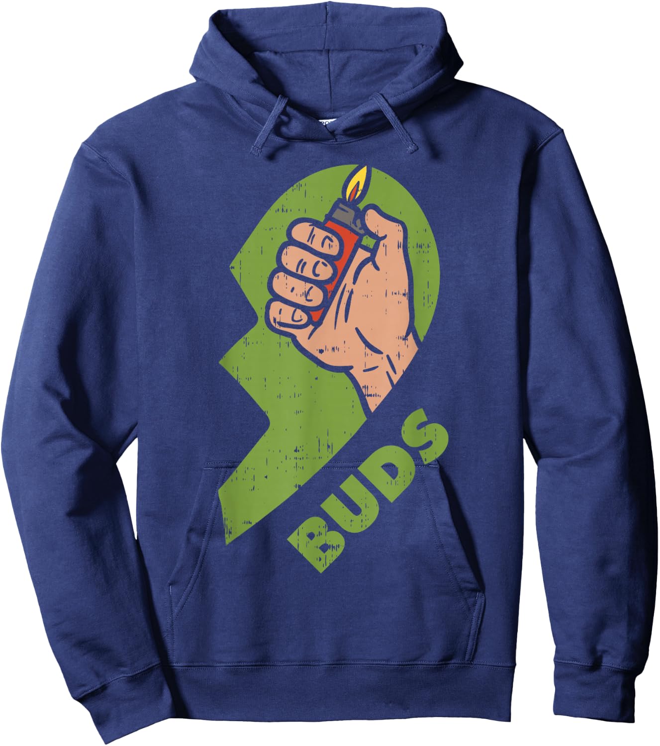 Best Buds Weed Matching Couple Shirt Lighter Stoner Friends Hoodie - Hoodie | Navy