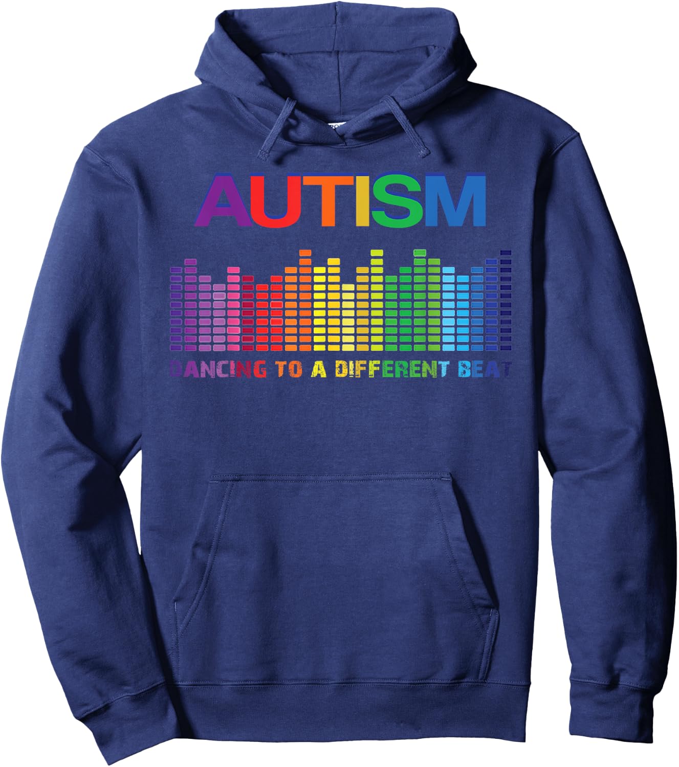 Autism Puzzle Autism Awareness Dancing To A Different Beat Hoodie - Hoodie | Navy